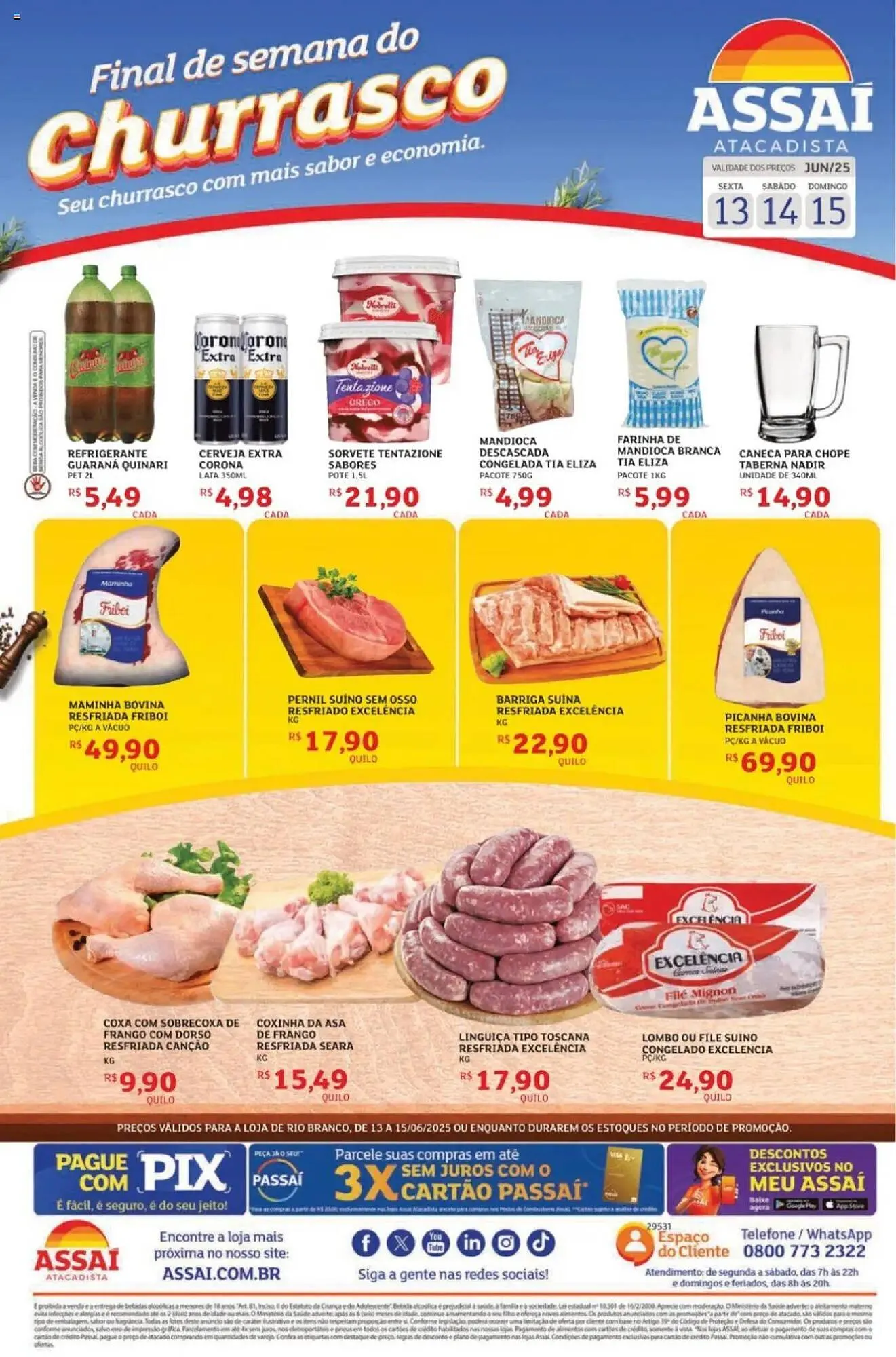 Encarte de Catálogo Assaí Atacadista 13 de junho até 16 de junho 2025 - Pagina 1