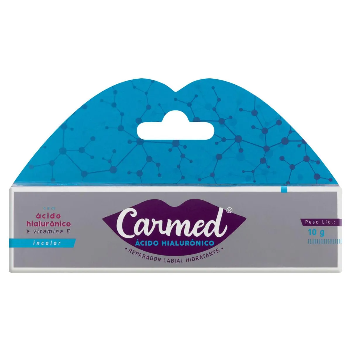 Hidratante Labial Carmed Ácido Hialurônico 10g