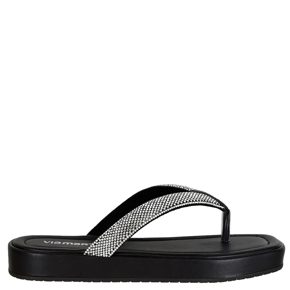CHINELO FLATFORM STRASS VIA MARTE