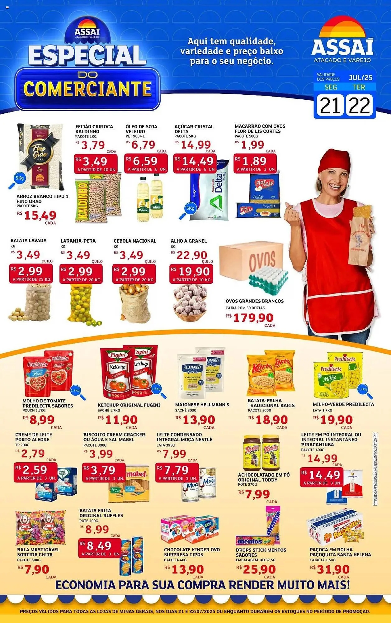 Encarte de Catálogo Assaí Atacadista 21 de julho até 22 de julho 2025 - Pagina 1