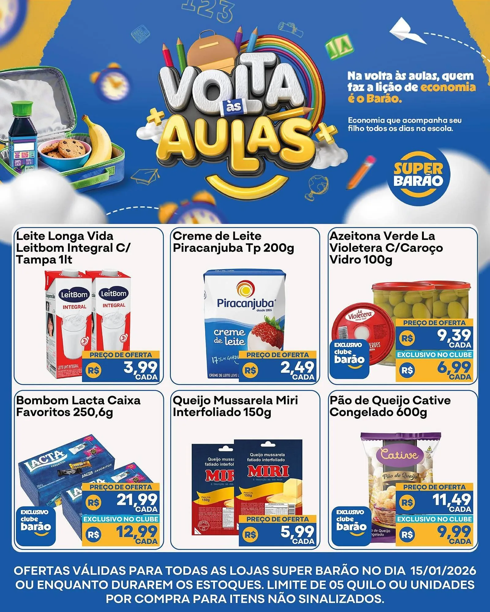 Encarte de Catálogo Super Barão 15 de janeiro até 15 de janeiro 2026 - Pagina 1