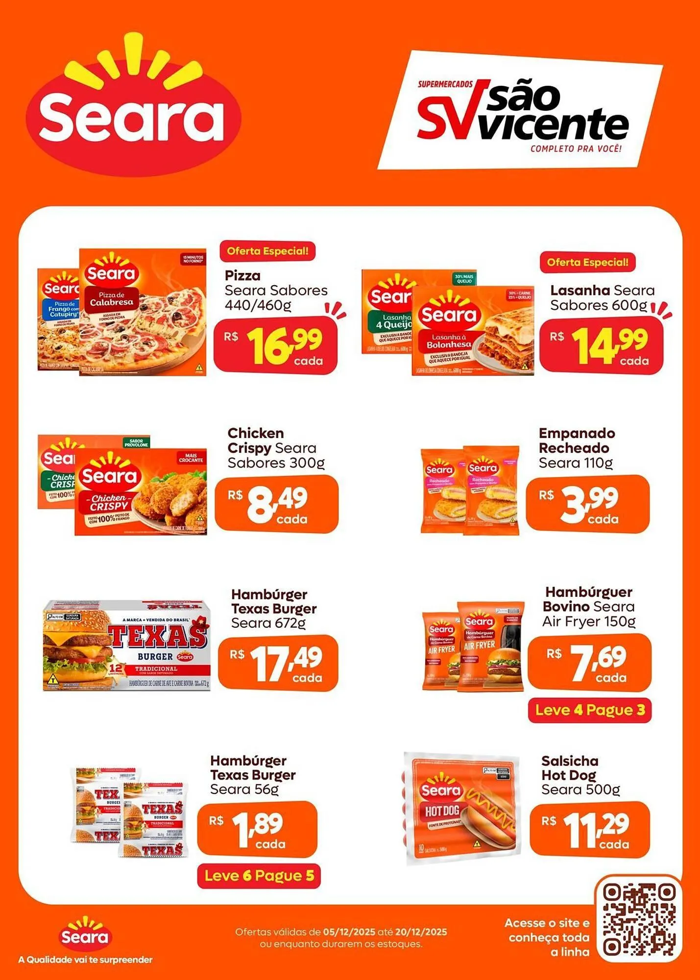 Encarte de Catálogo Supermercados São Vicente 5 de dezembro até 20 de dezembro 2025 - Pagina 1