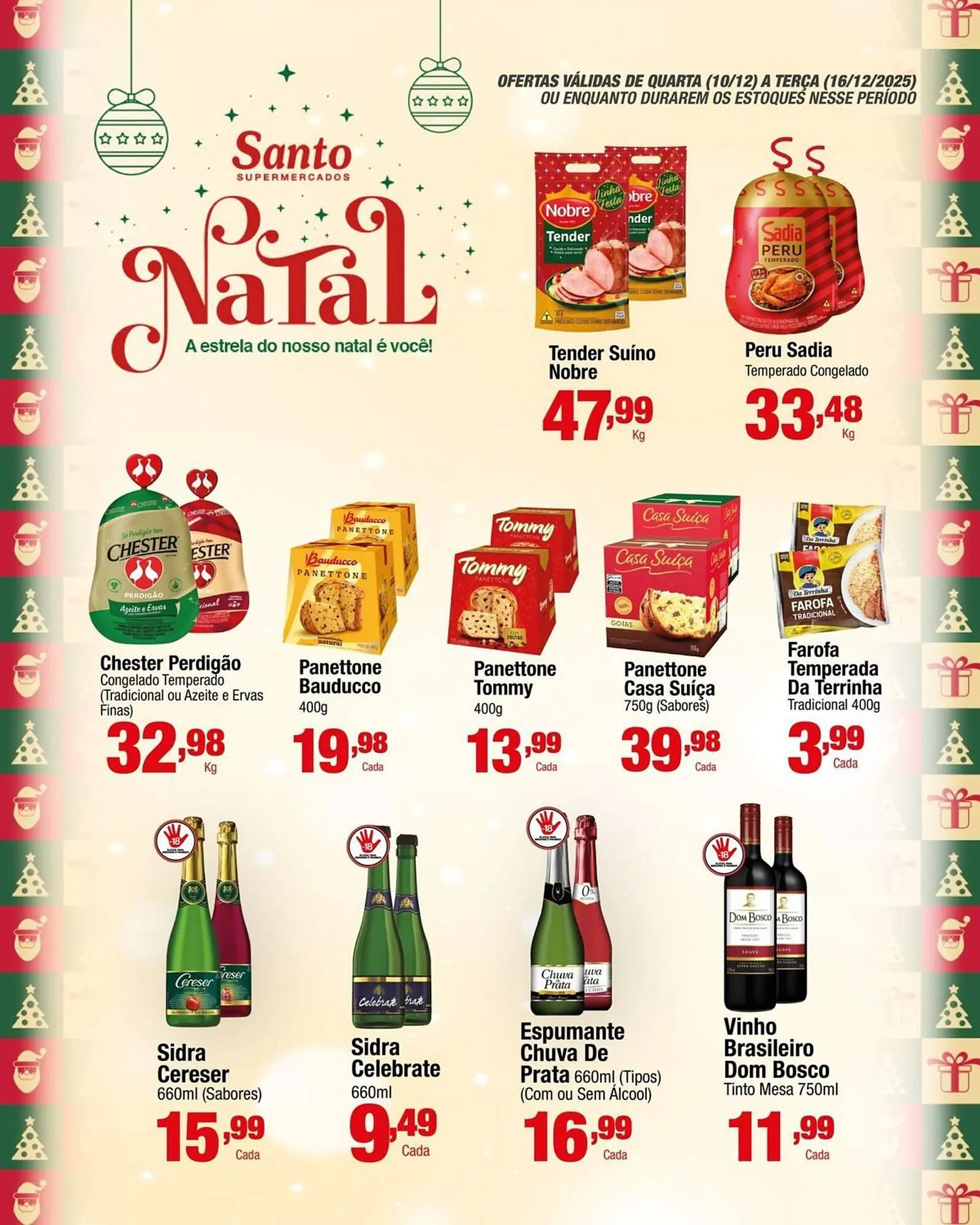 Encarte de Catálogo Santo Supermercados 10 de dezembro até 16 de dezembro 2025 - Pagina 2
