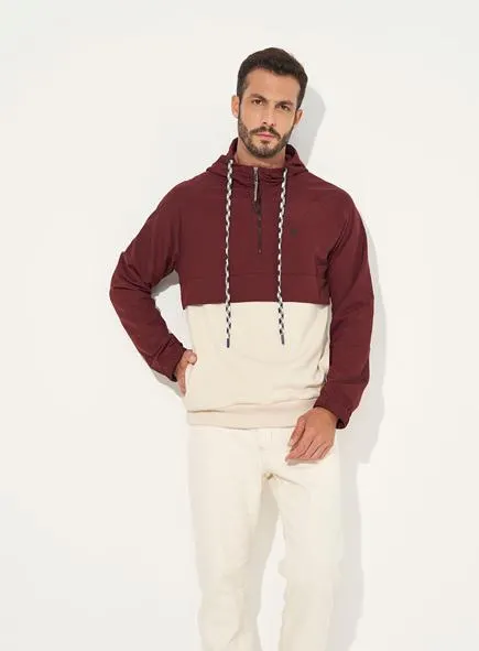 Blusão Moletom Com Capuz E Zíper