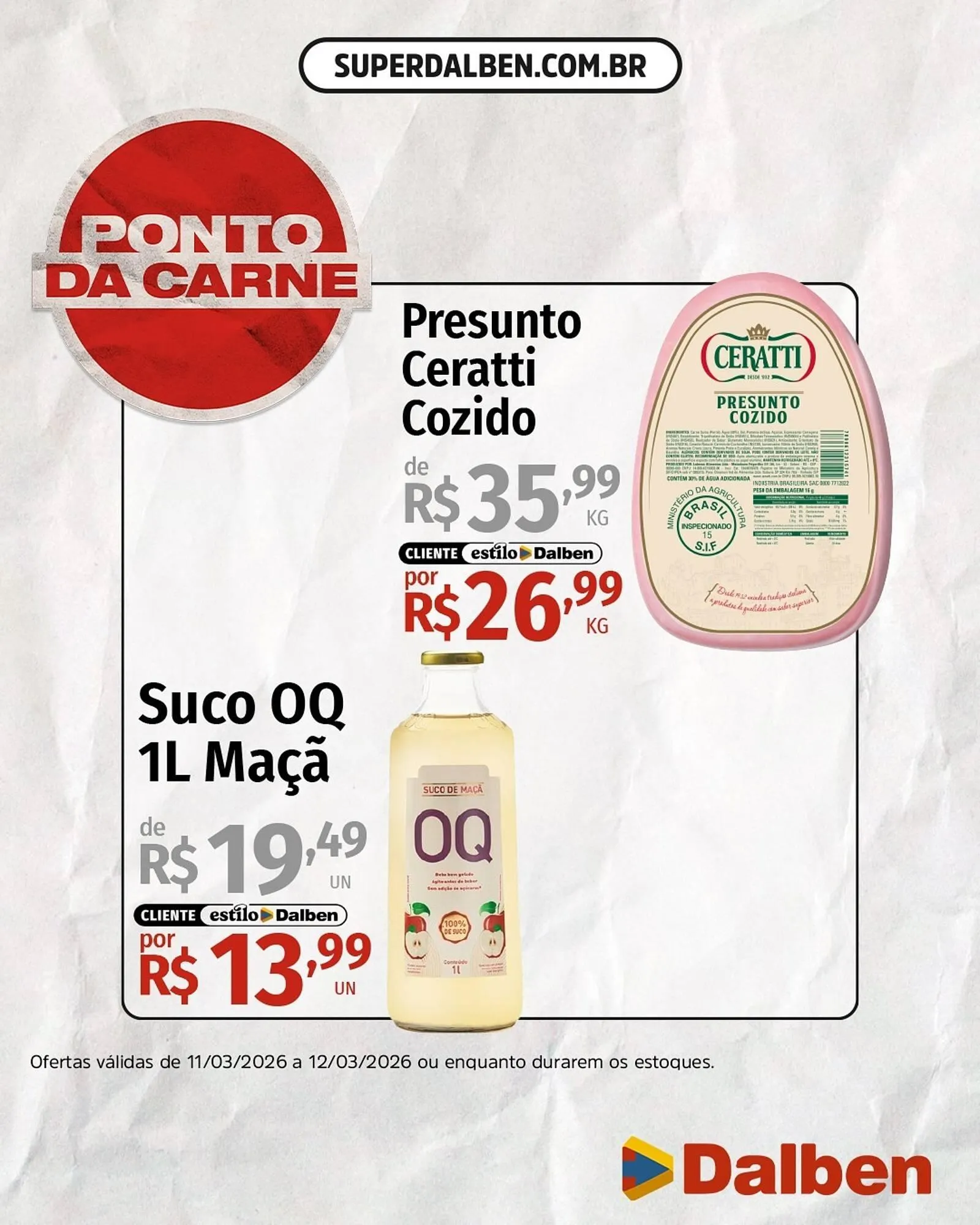 Encarte de Catálogo Supermercado Dalben 11 de março até 12 de março 2026 - Pagina 5