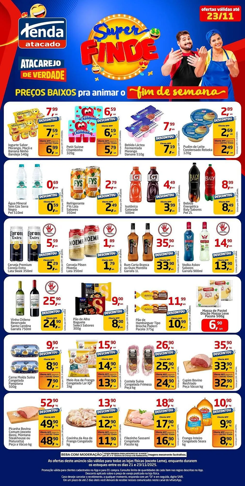 Encarte de Folheto Tenda Atacado 21 de novembro até 23 de novembro 2025 - Pagina 1