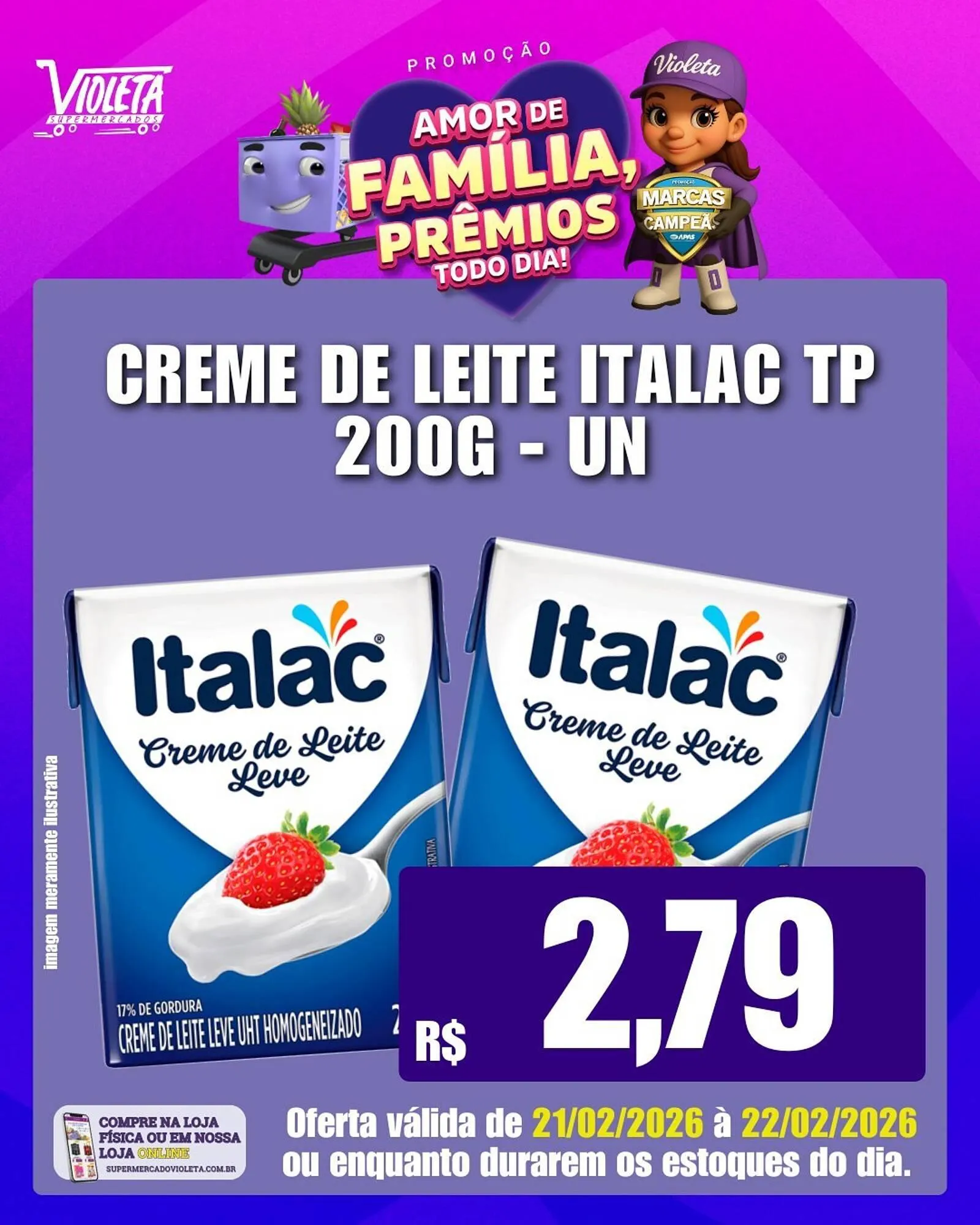 Encarte de Catálogo Violeta Supermercados 21 de fevereiro até 22 de fevereiro 2026 - Pagina 4