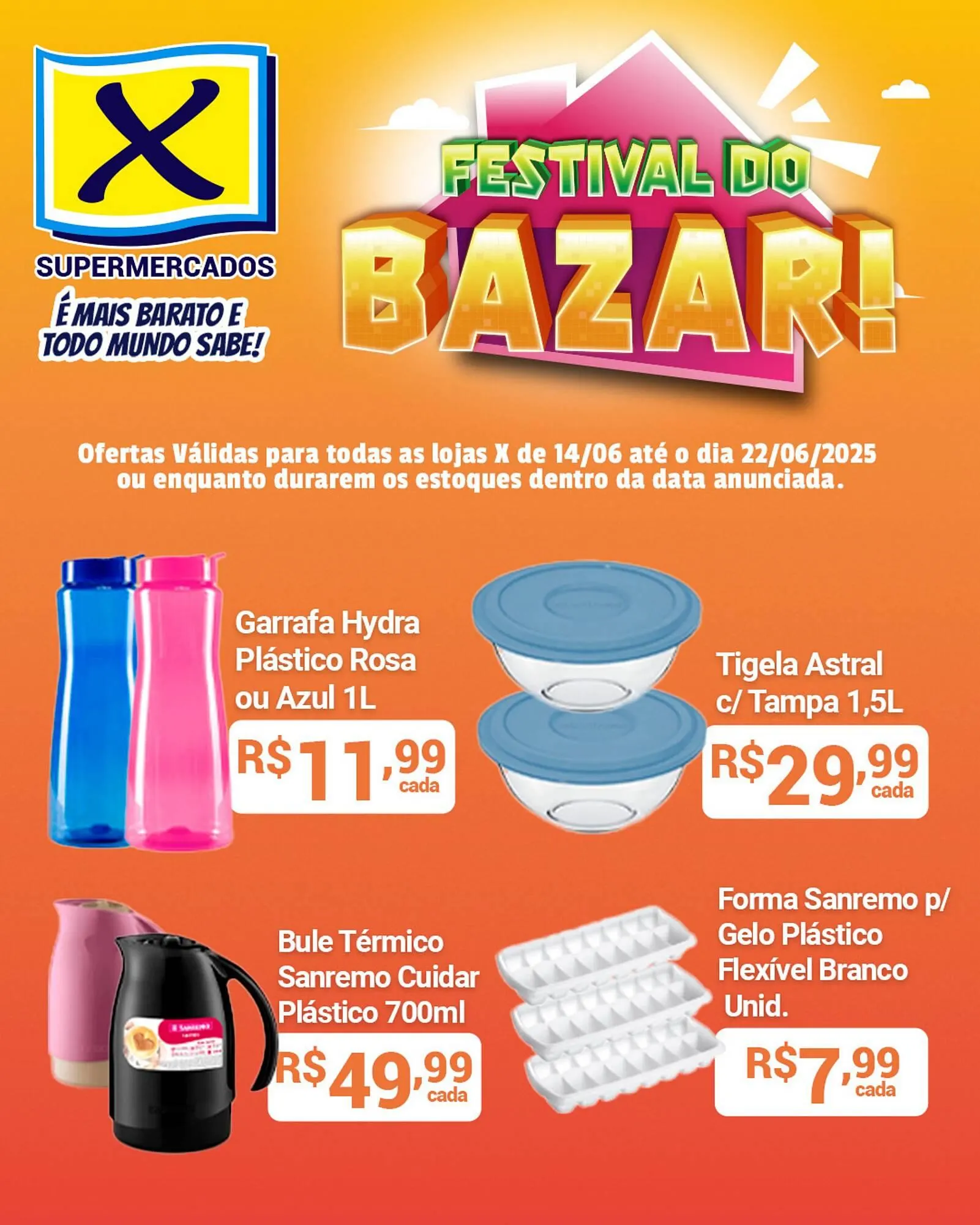 Encarte de Catálogo X Supermercados 14 de junho até 22 de junho 2025 - Pagina 2