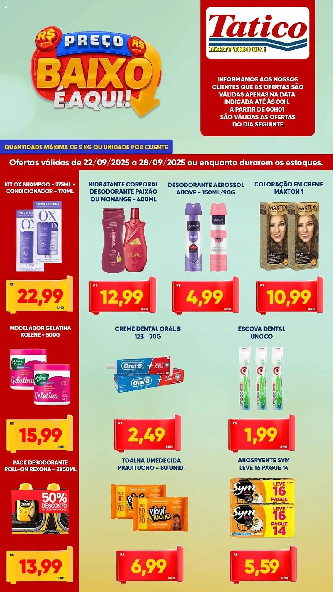 Encarte de Tabloide Tatico 22 de setembro até 30 de setembro 2025 - Pagina 5