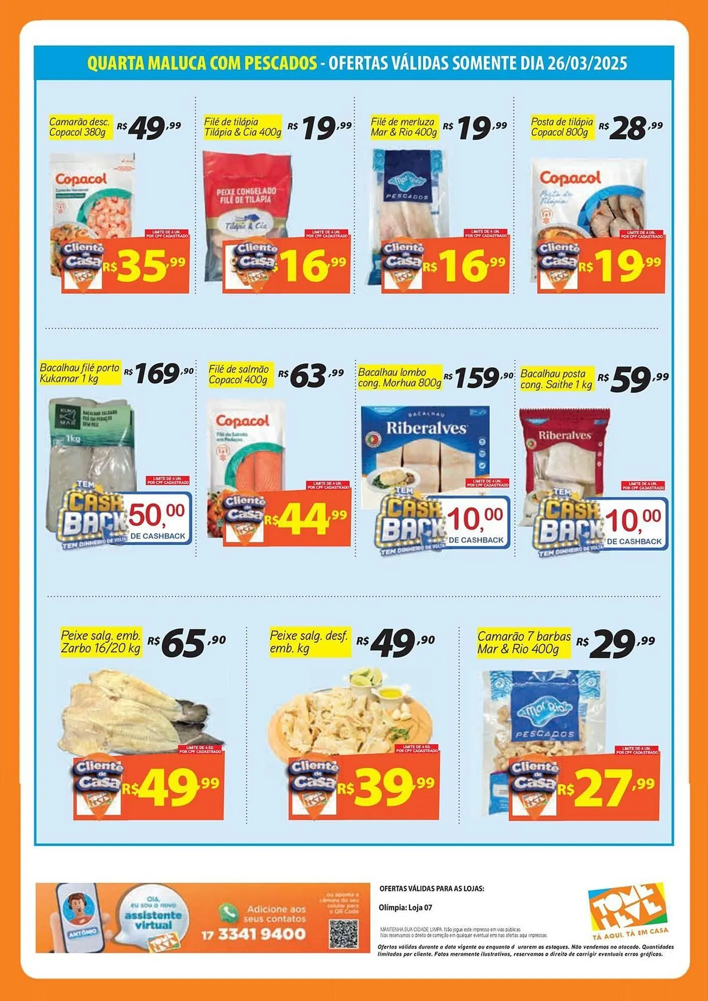 Encarte de Catálogo Tome Leve 26 de março até 30 de março 2025 - Pagina 3