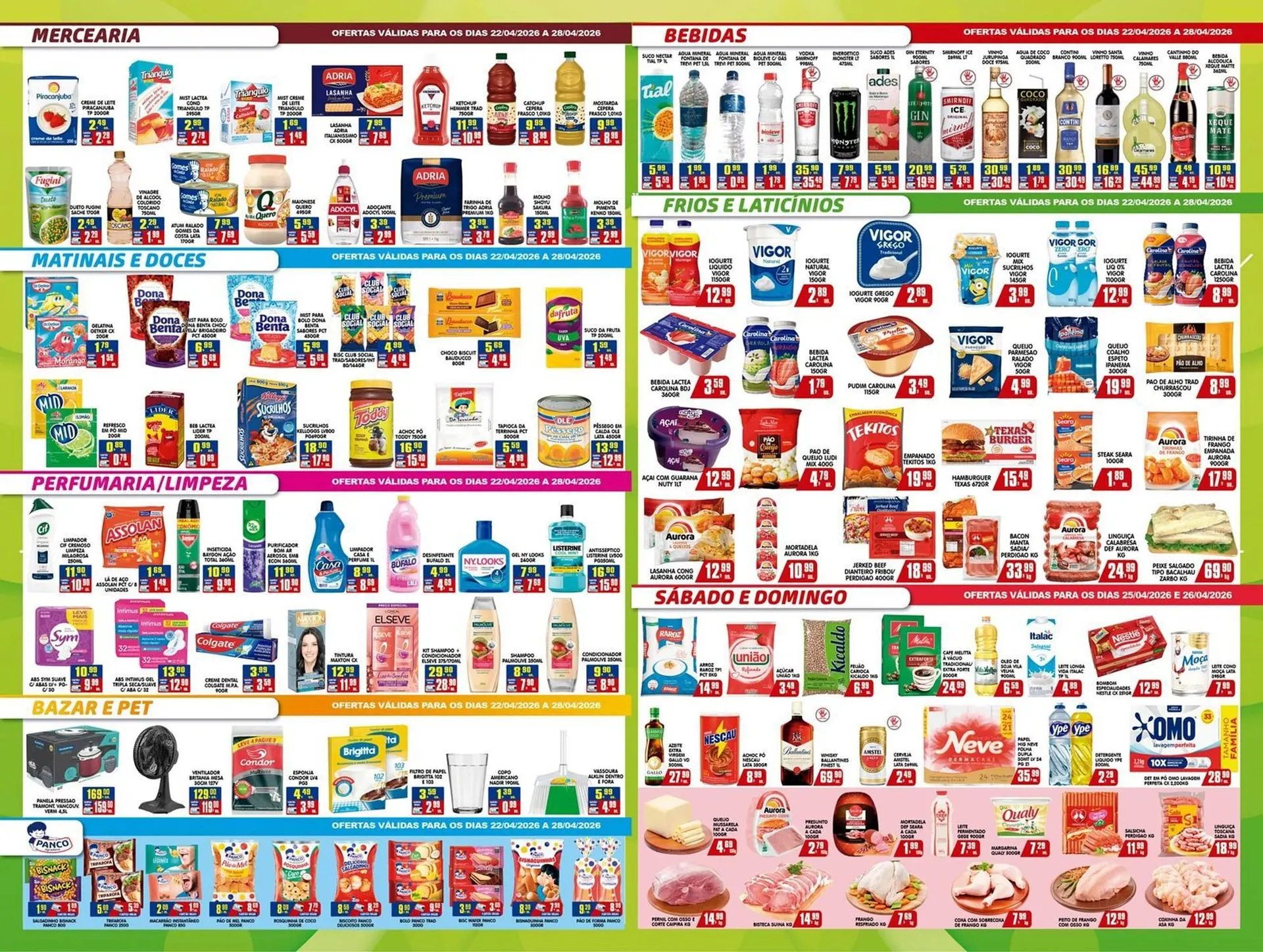 Encarte de Folheto Higa's Supermercado 22 de abril até 28 de abril 2026 - Pagina 2