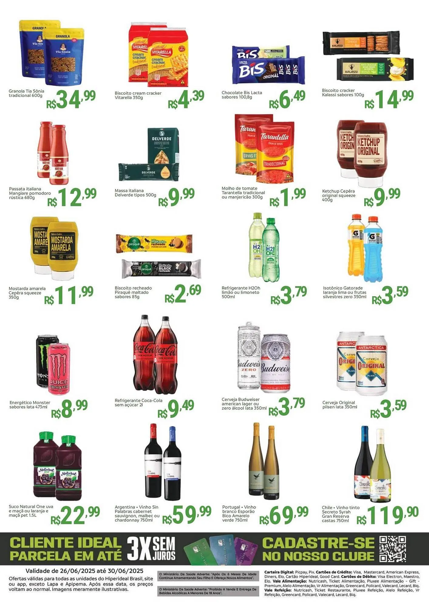 Encarte de Catálogo Hiperideal Supermercados 23 de junho até 30 de junho 2025 - Pagina 3