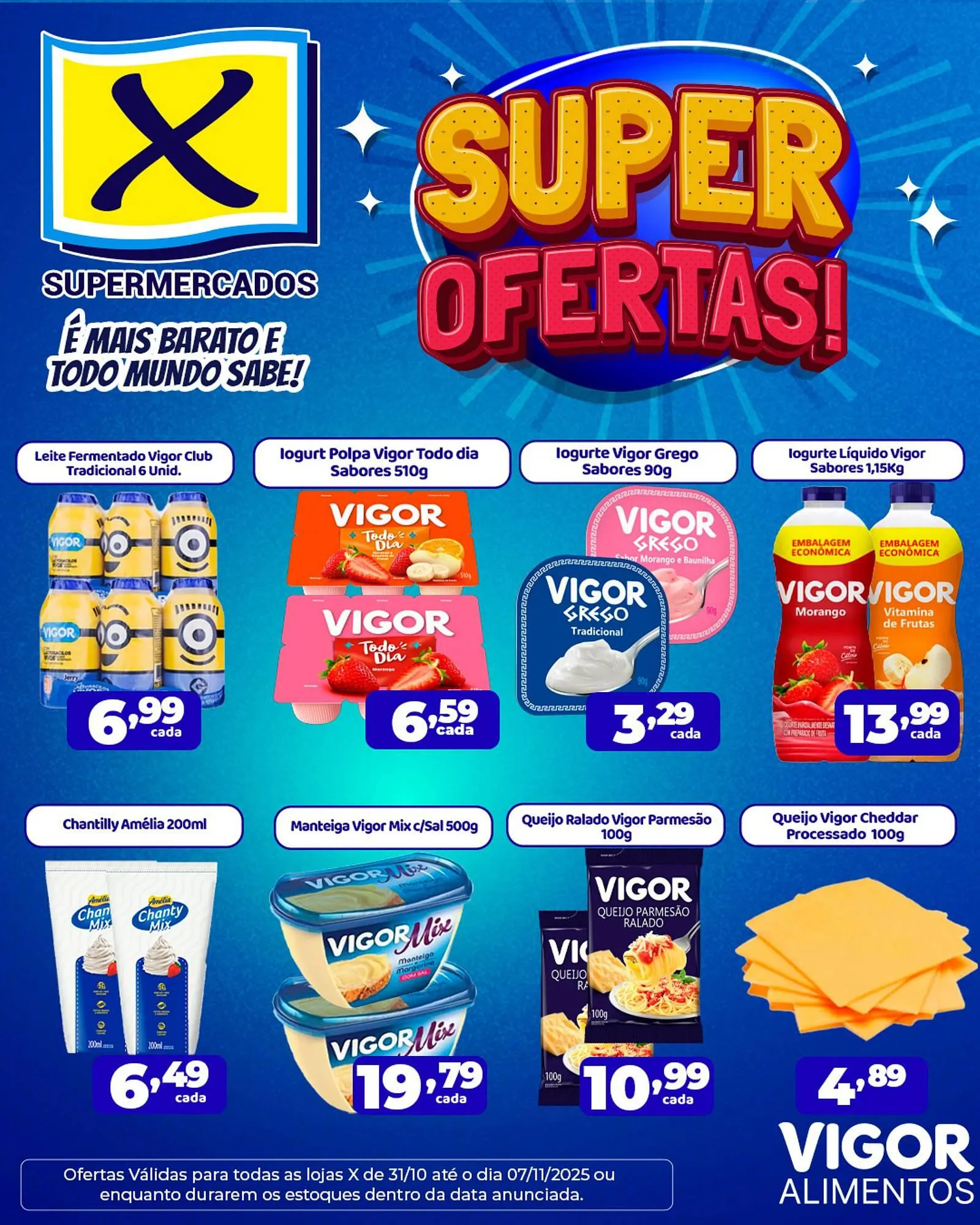 Folheto X Supermercados - 1