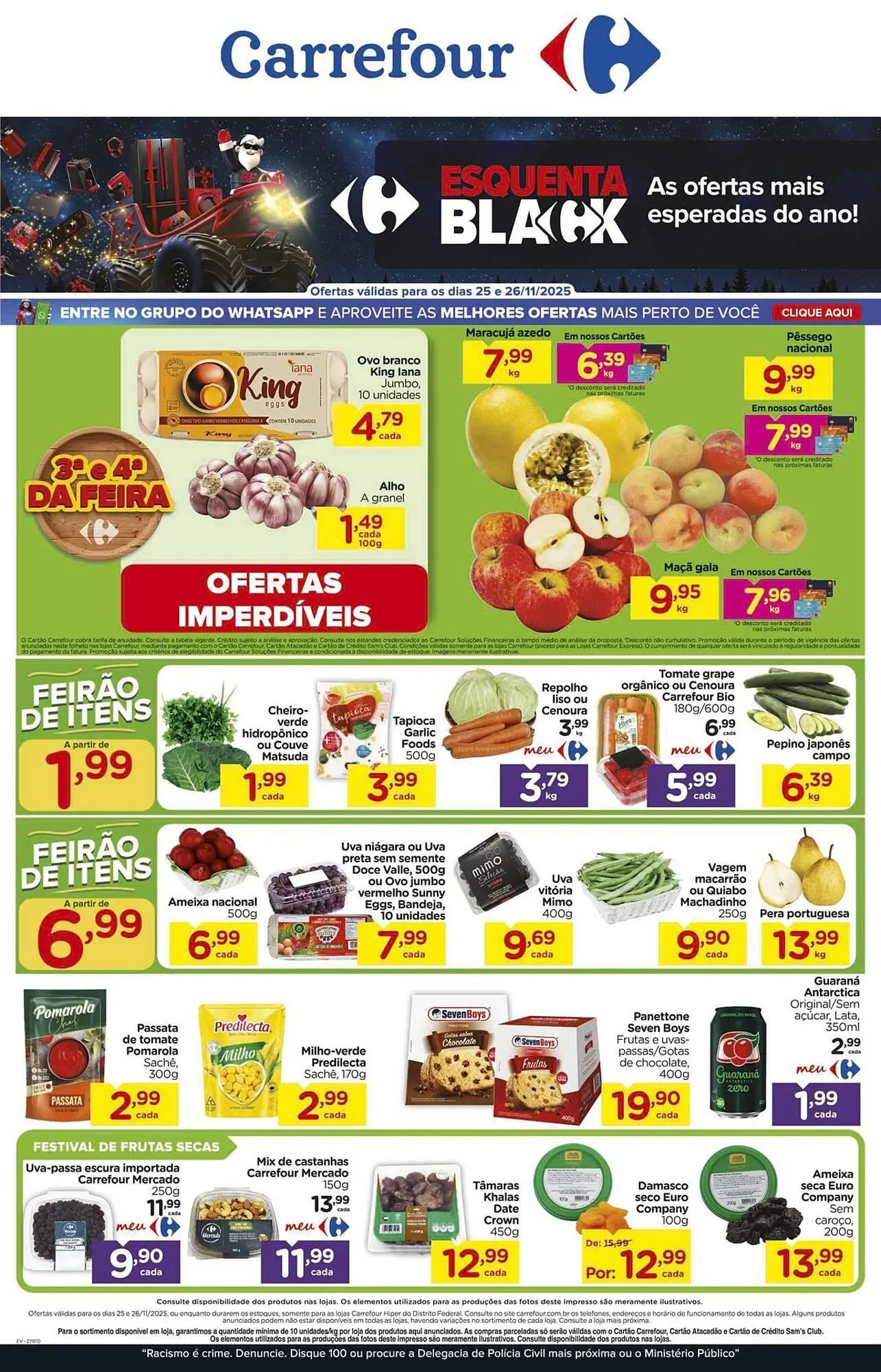 Encarte de Folheto Carrefour 25 de novembro até 26 de novembro 2025 - Pagina 1