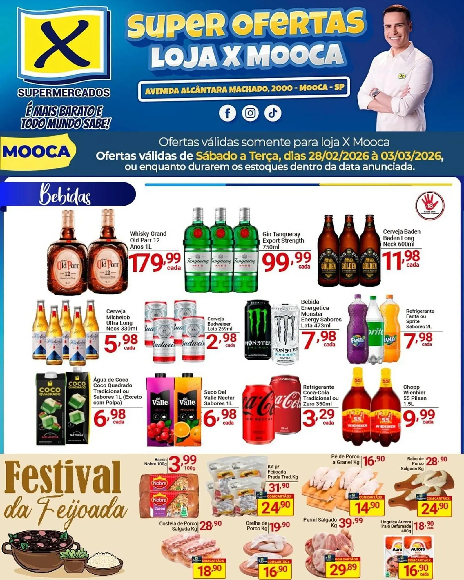 Encarte de Folheto X Supermercados 28 de fevereiro até 3 de março 2026 - Pagina 2