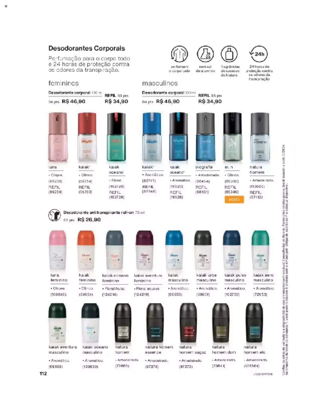 Encarte de Natura - Ciclo 02/2024 1 de fevereiro até 3 de fevereiro 2024 - Pagina 112