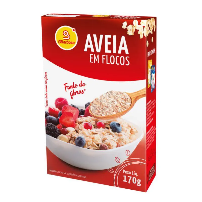 Aveia GBarbosa Flocos 170g