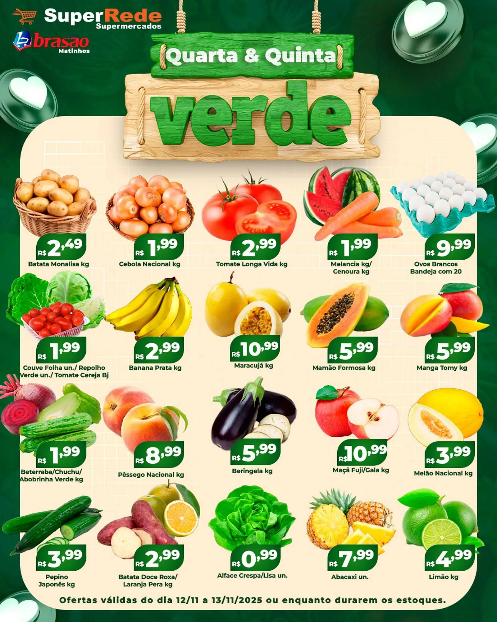 Encarte de Catálogo Super Rede Atacadista 12 de novembro até 13 de novembro 2025 - Pagina 1