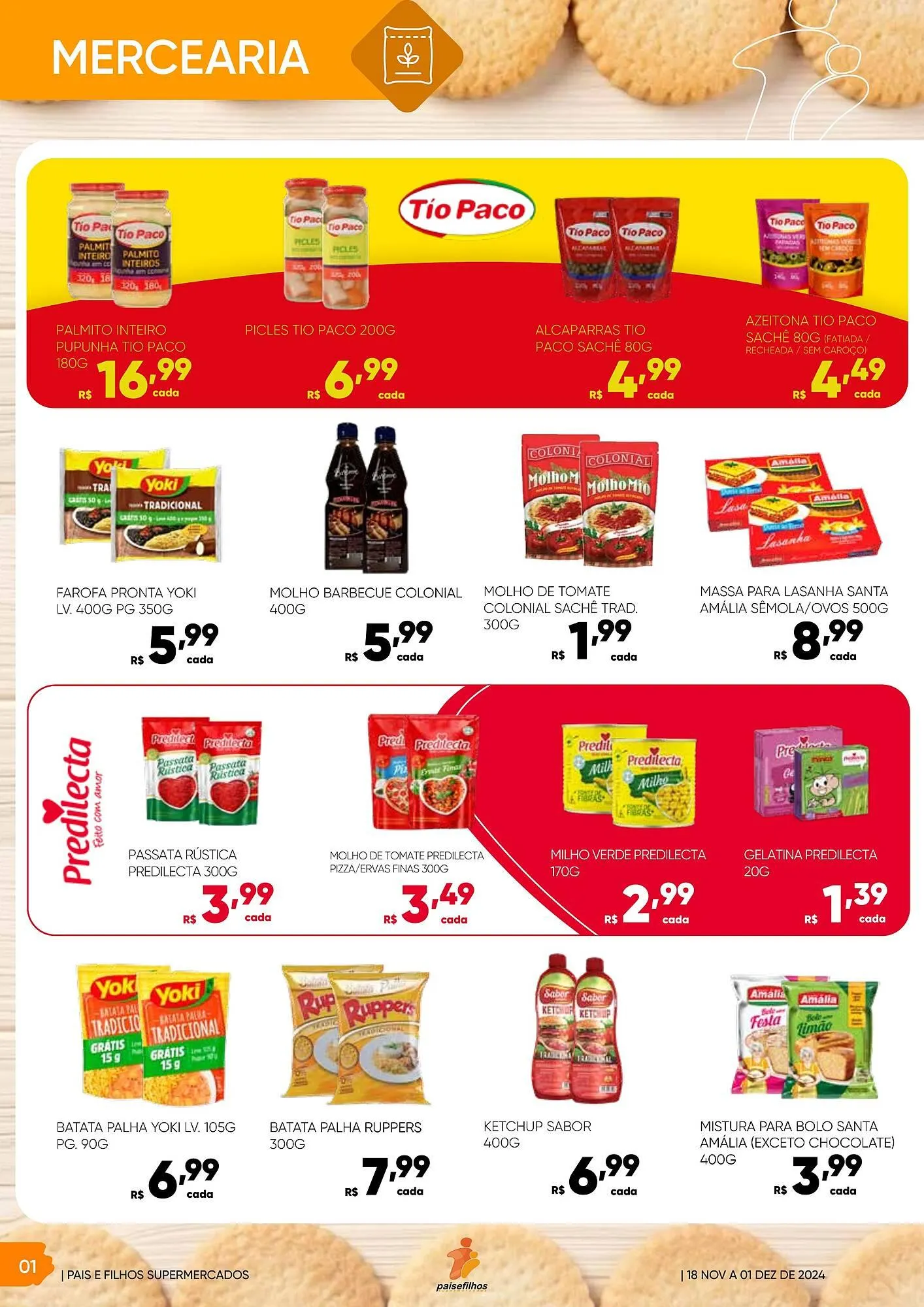 Encarte de Catálogo Pais e Filhos Supermercados 18 de novembro até 30 de novembro 2024 - Pagina 2