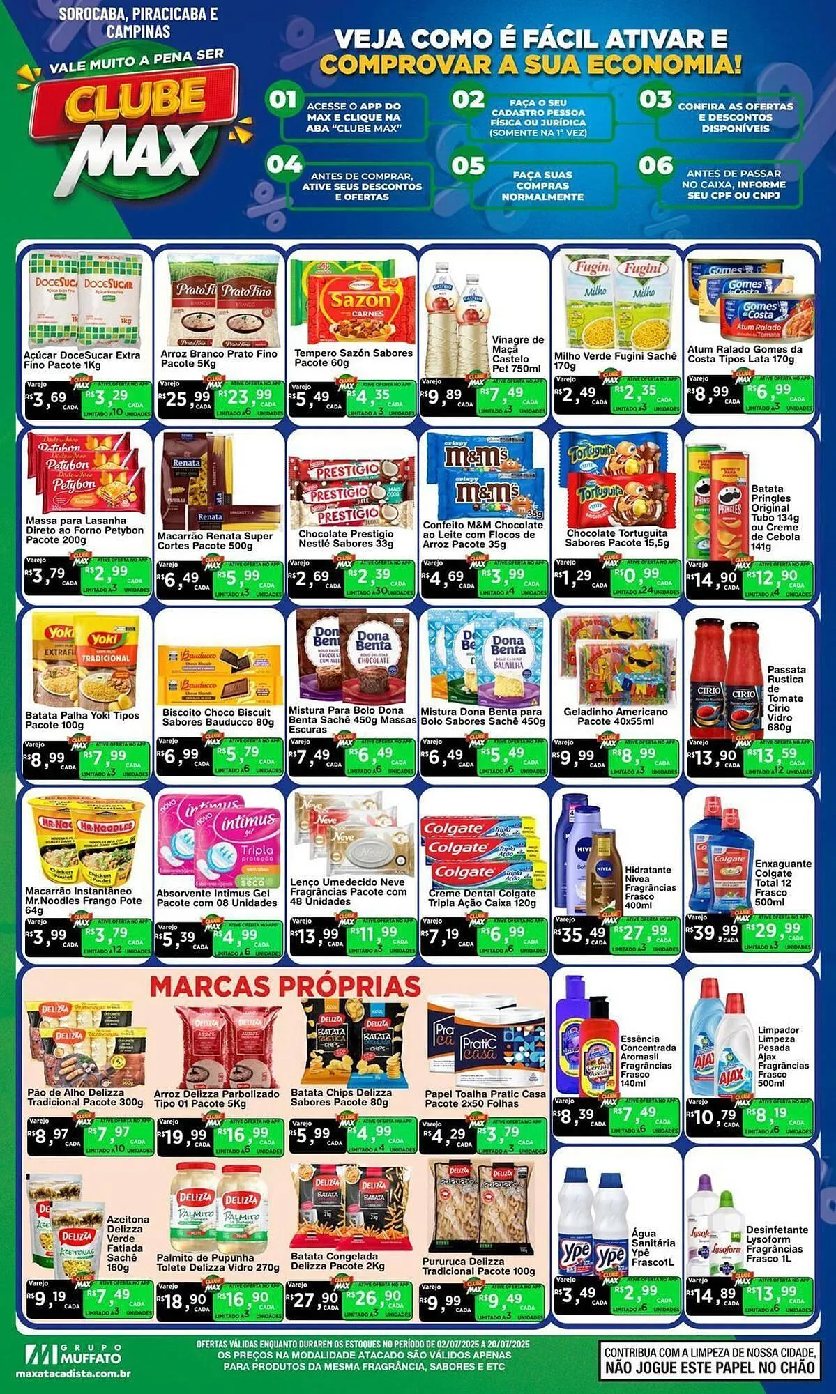 Encarte de Catálogo Max Atacadista 2 de julho até 20 de julho 2025 - Pagina 1