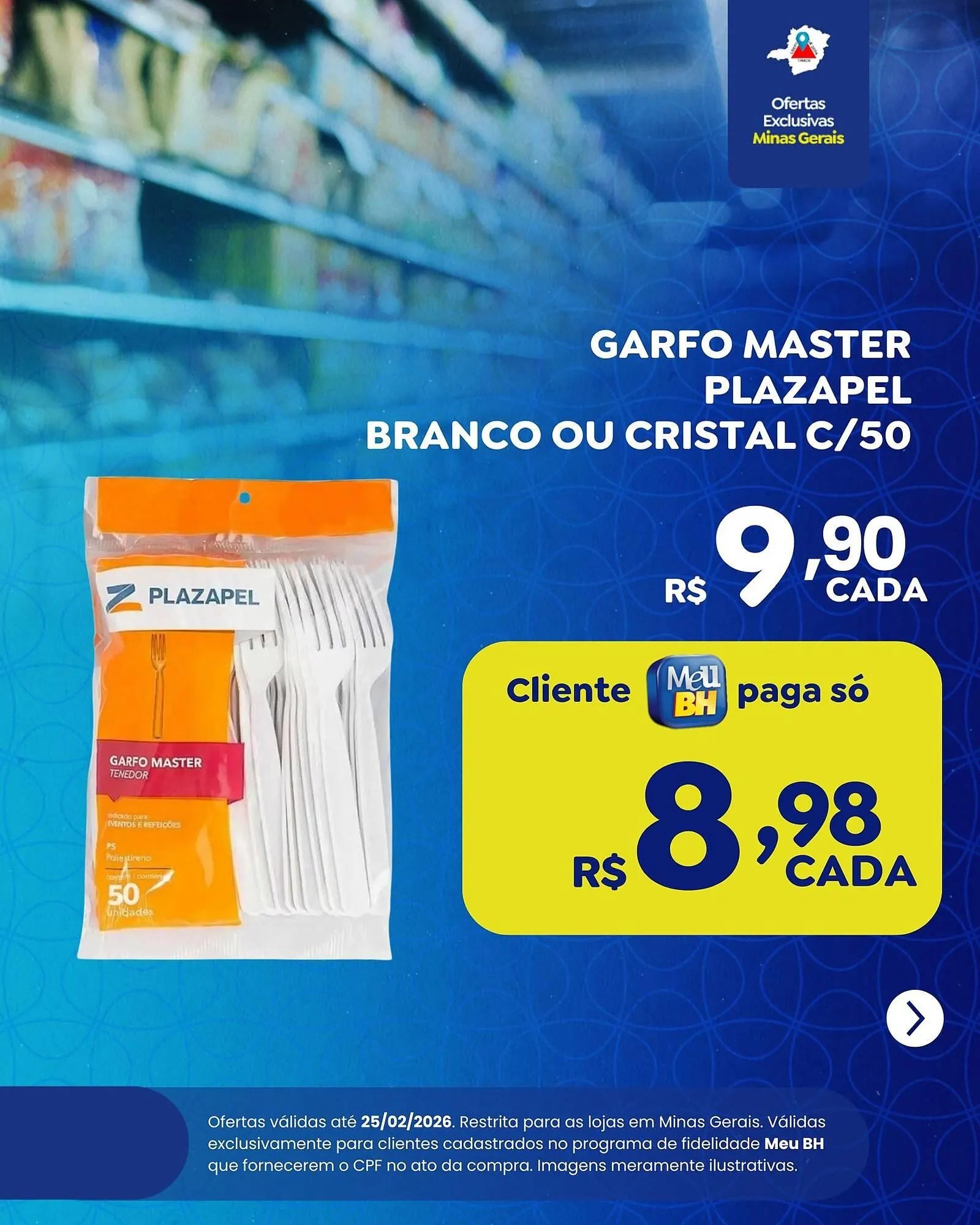 Encarte de Folheto Supermercados BH 21 de fevereiro até 25 de fevereiro 2026 - Pagina 3