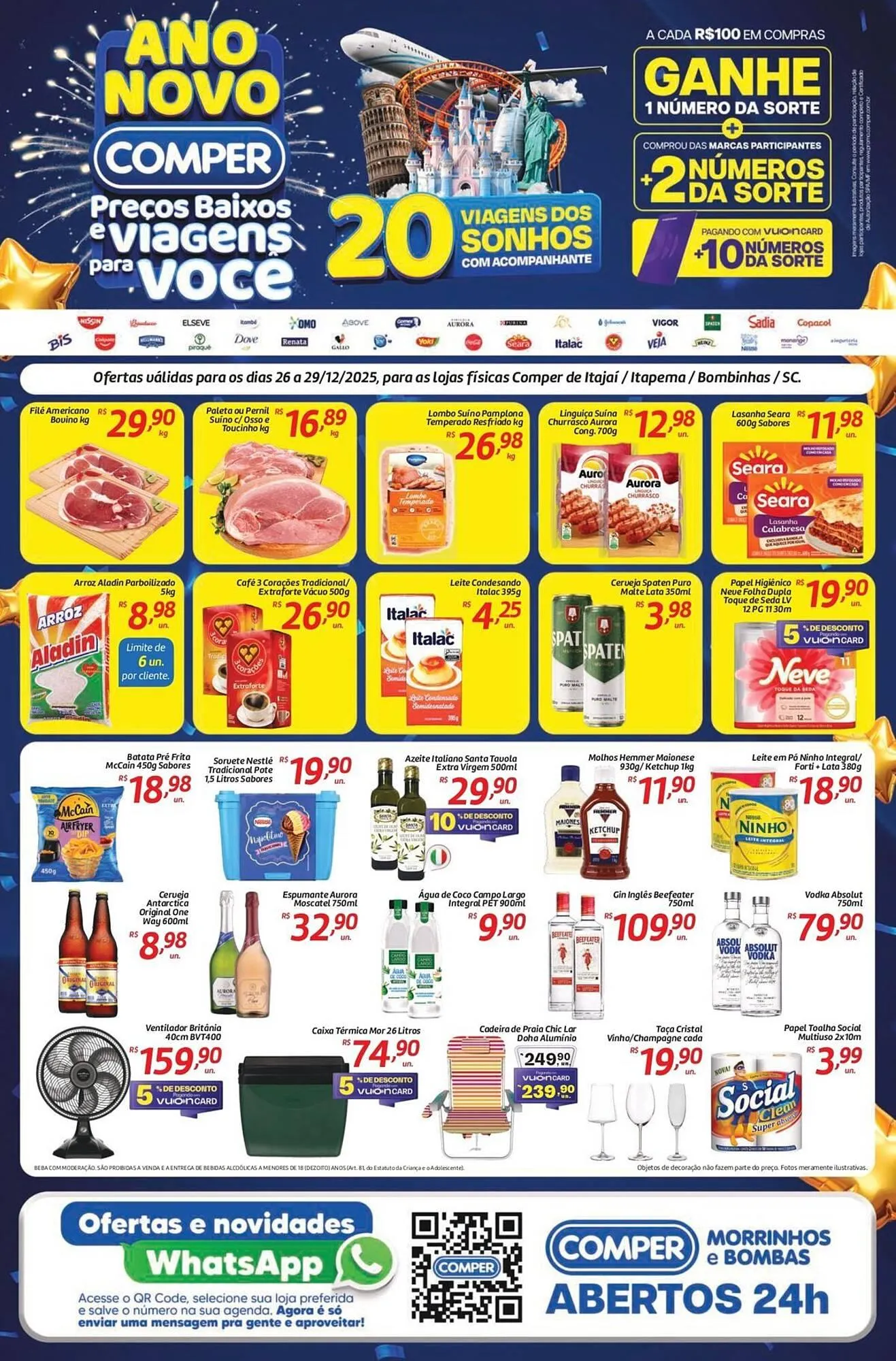 Encarte de Folheto Comper 26 de dezembro até 29 de dezembro 2025 - Pagina 1