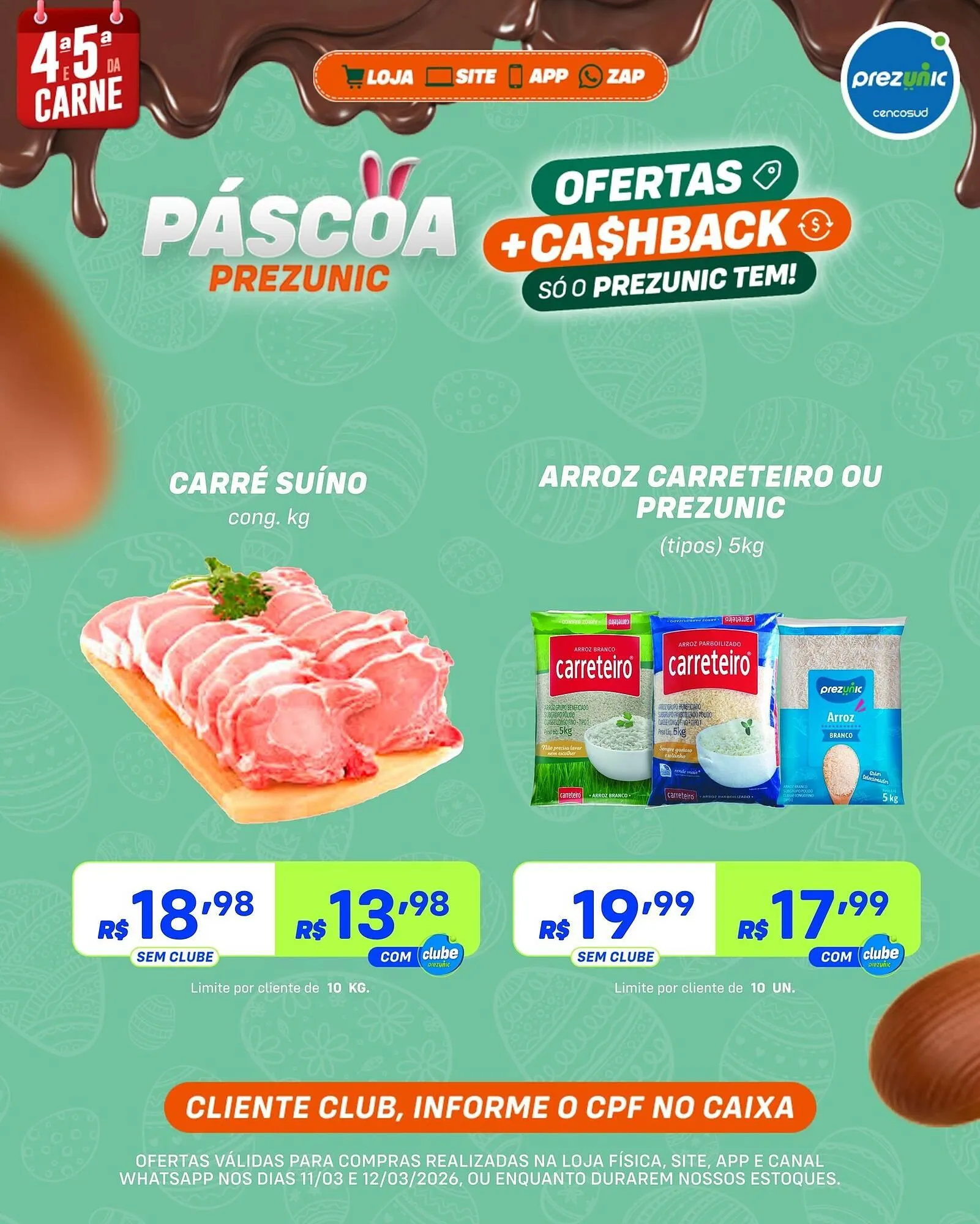 Encarte de Encarte Prezunic 11 de março até 12 de março 2026 - Pagina 4