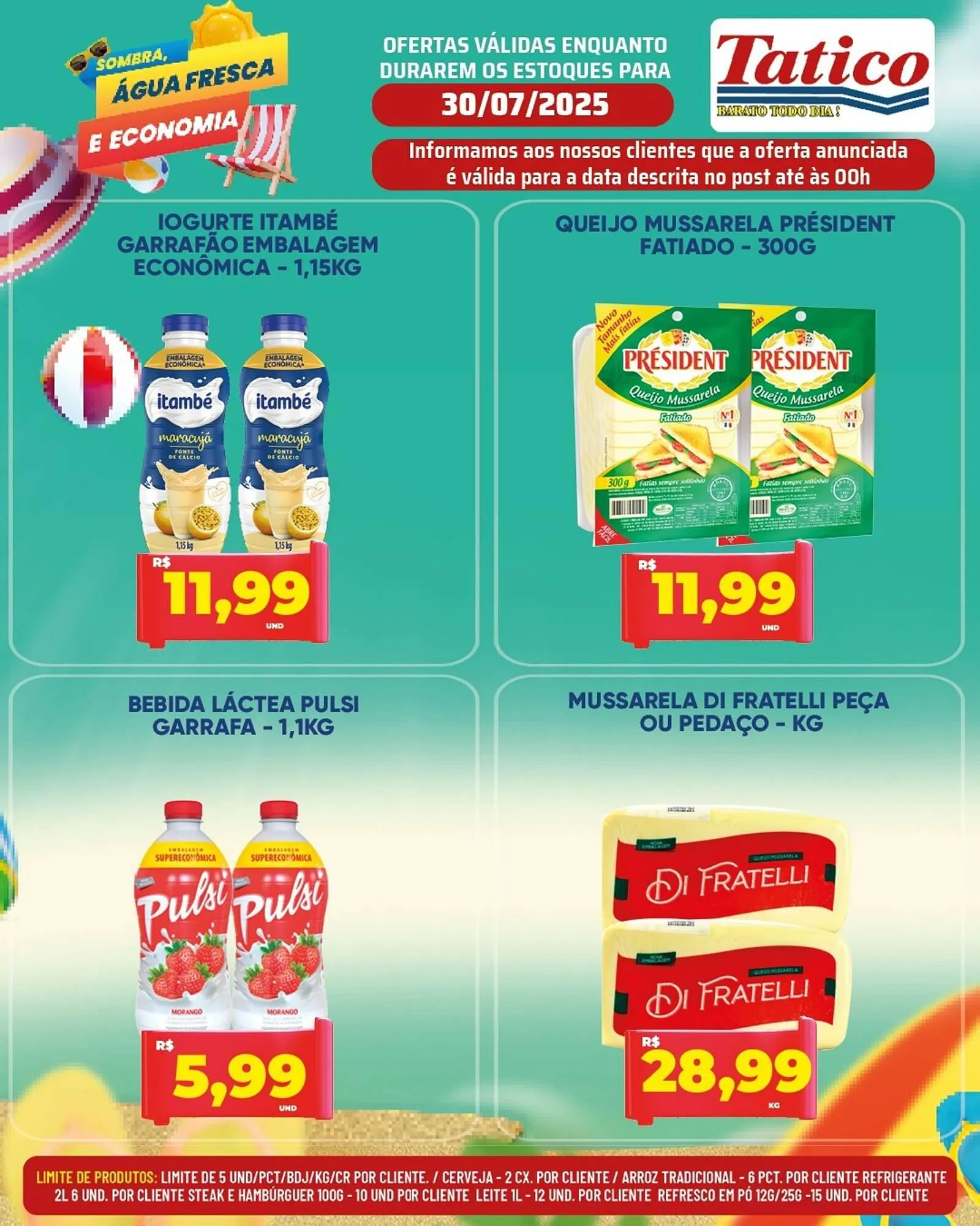 Encarte de Catálogo Tatico 30 de julho até 30 de julho 2025 - Pagina 1