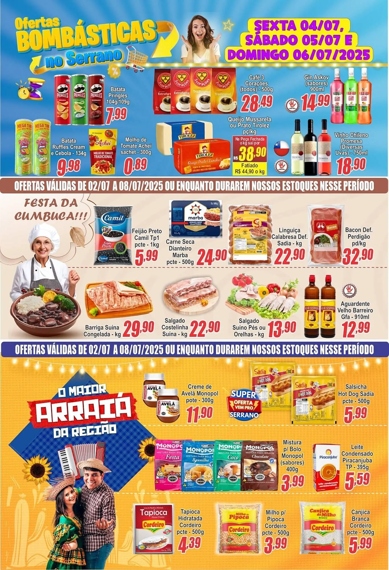 Encarte de Catálogo Serrano Supermercado 1 de julho até 8 de julho 2025 - Pagina 2