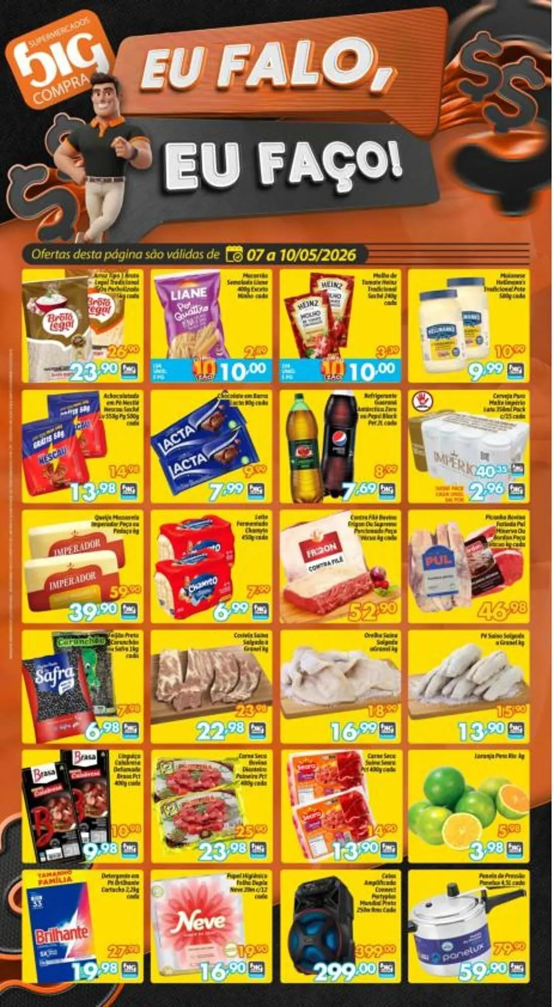 Encarte de Catálogo Supermercados Big Compra 7 de maio até 10 de maio 2026 - Pagina 1