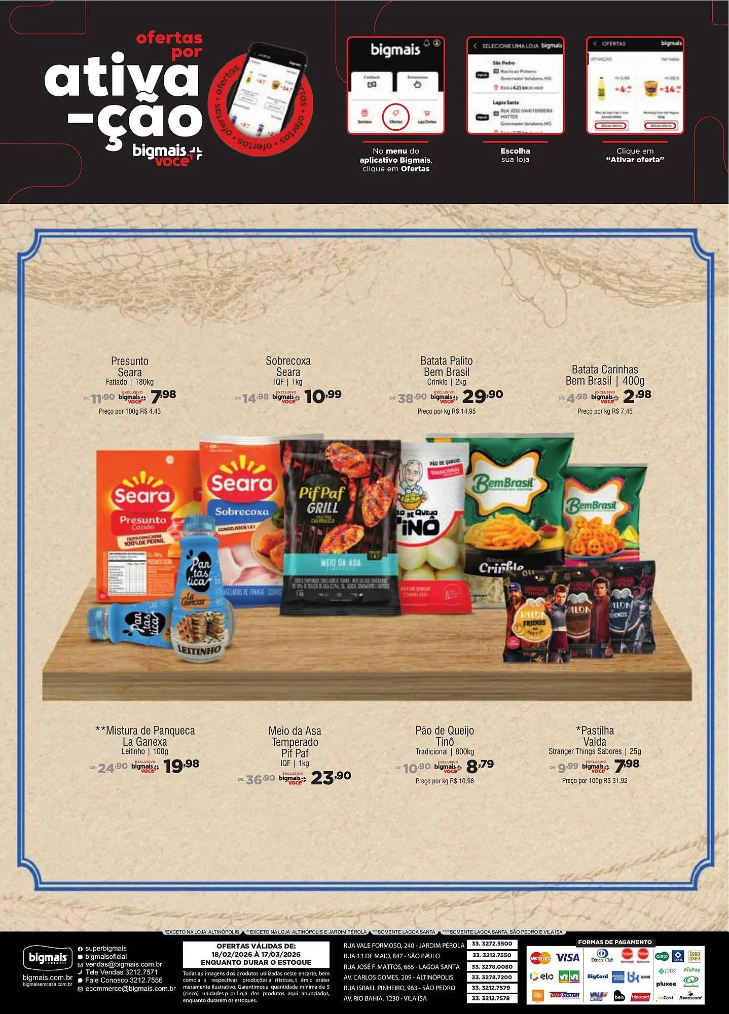 Encarte de Catálogo Big Mais Supermercados 12 de março até 17 de março 2026 - Pagina 20