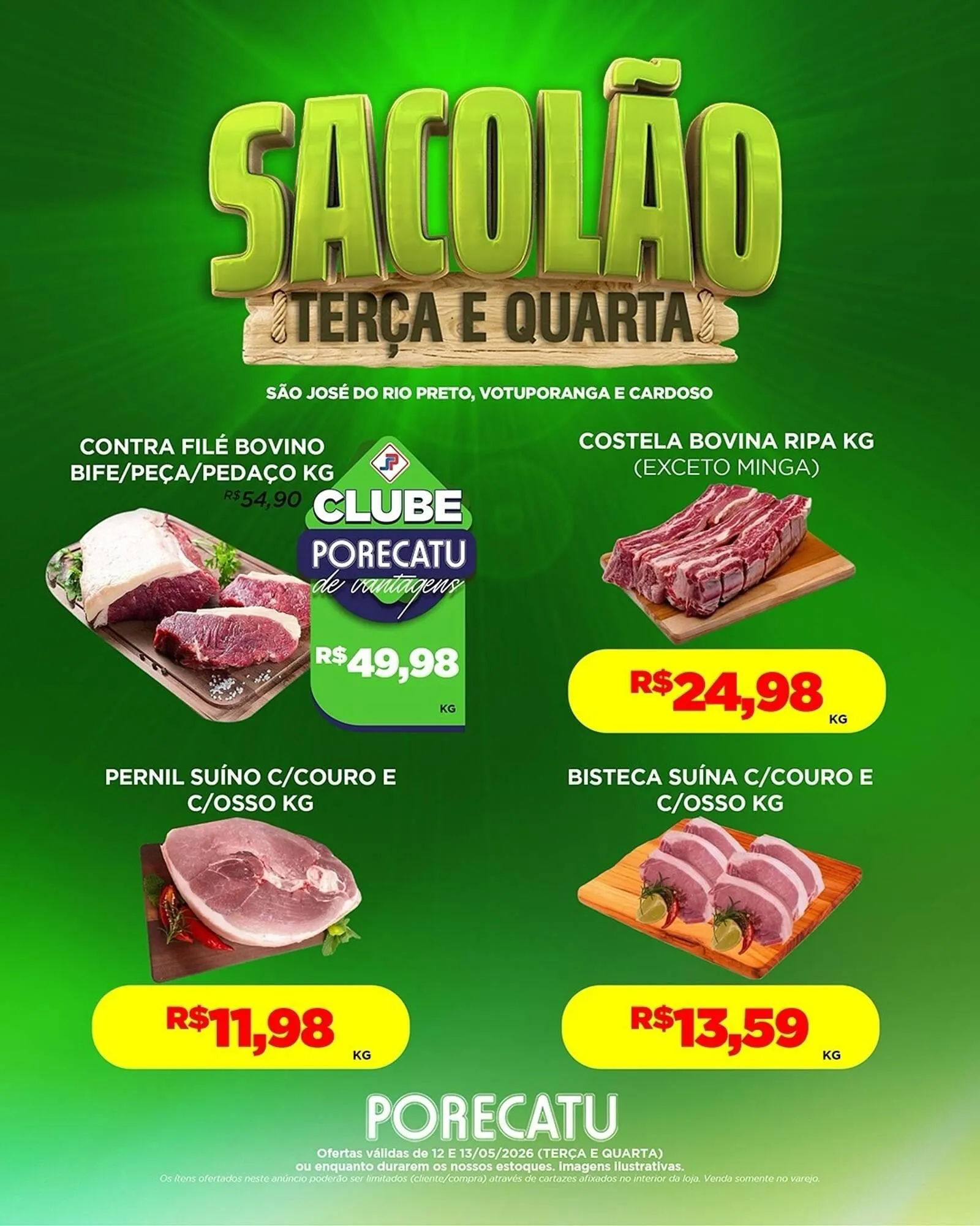 Encarte de Catálogo Supermercado Porecatu 12 de maio até 13 de maio 2026 - Pagina 7