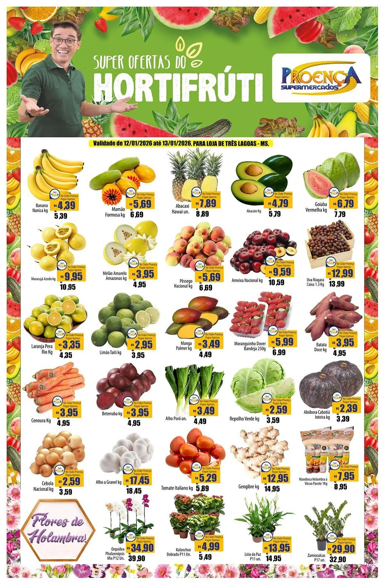 Encarte de Catálogo Proença Supermercados 12 de janeiro até 13 de janeiro 2026 - Pagina 1