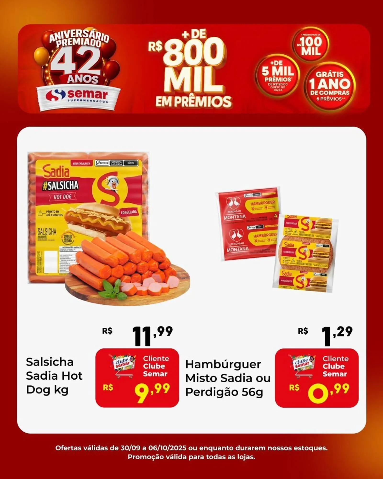 Encarte de Folheto Semar Supermercado 30 de setembro até 6 de outubro 2025 - Pagina 3