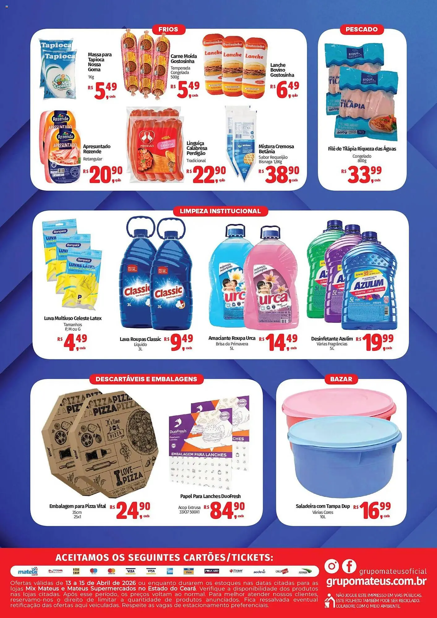 Encarte de Catálogo Supermercados Mateus 13 de abril até 15 de abril 2026 - Pagina 2