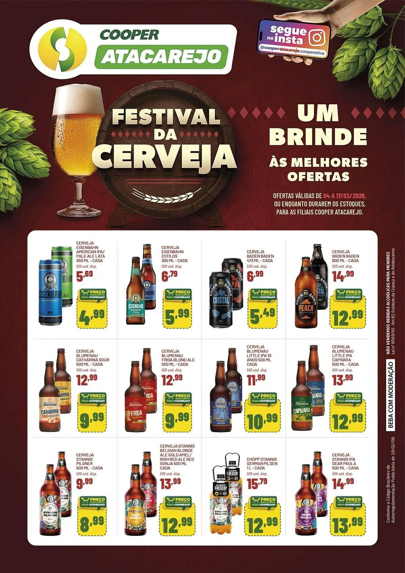 Encarte de Tabloide Cooper 4 de março até 17 de março 2026 - Pagina 1