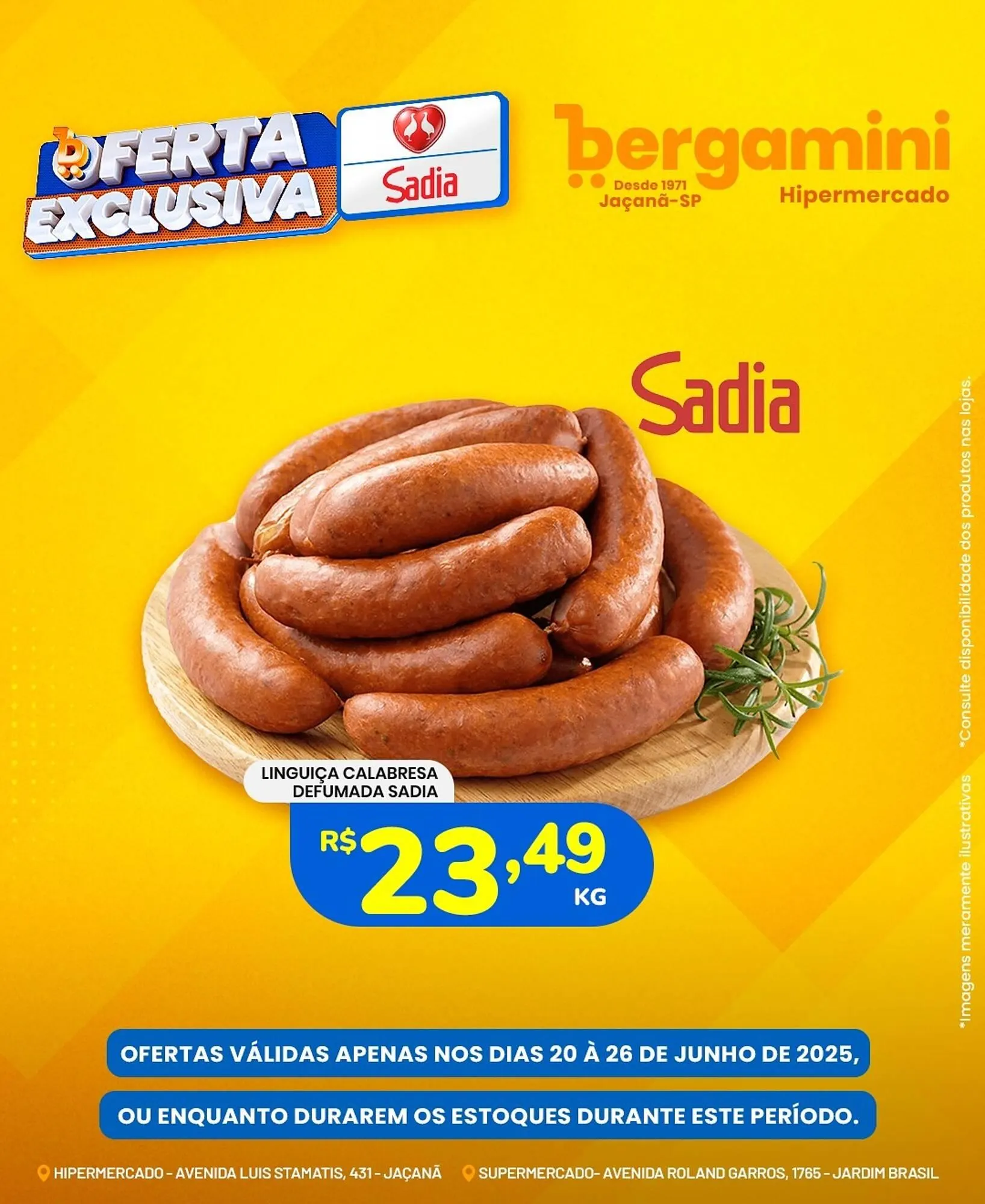 Encarte de Catálogo Supermercado Bergamini 20 de junho até 26 de junho 2025 - Pagina 3