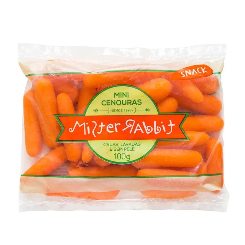 Cenoura Baby Snack Pacote 100g