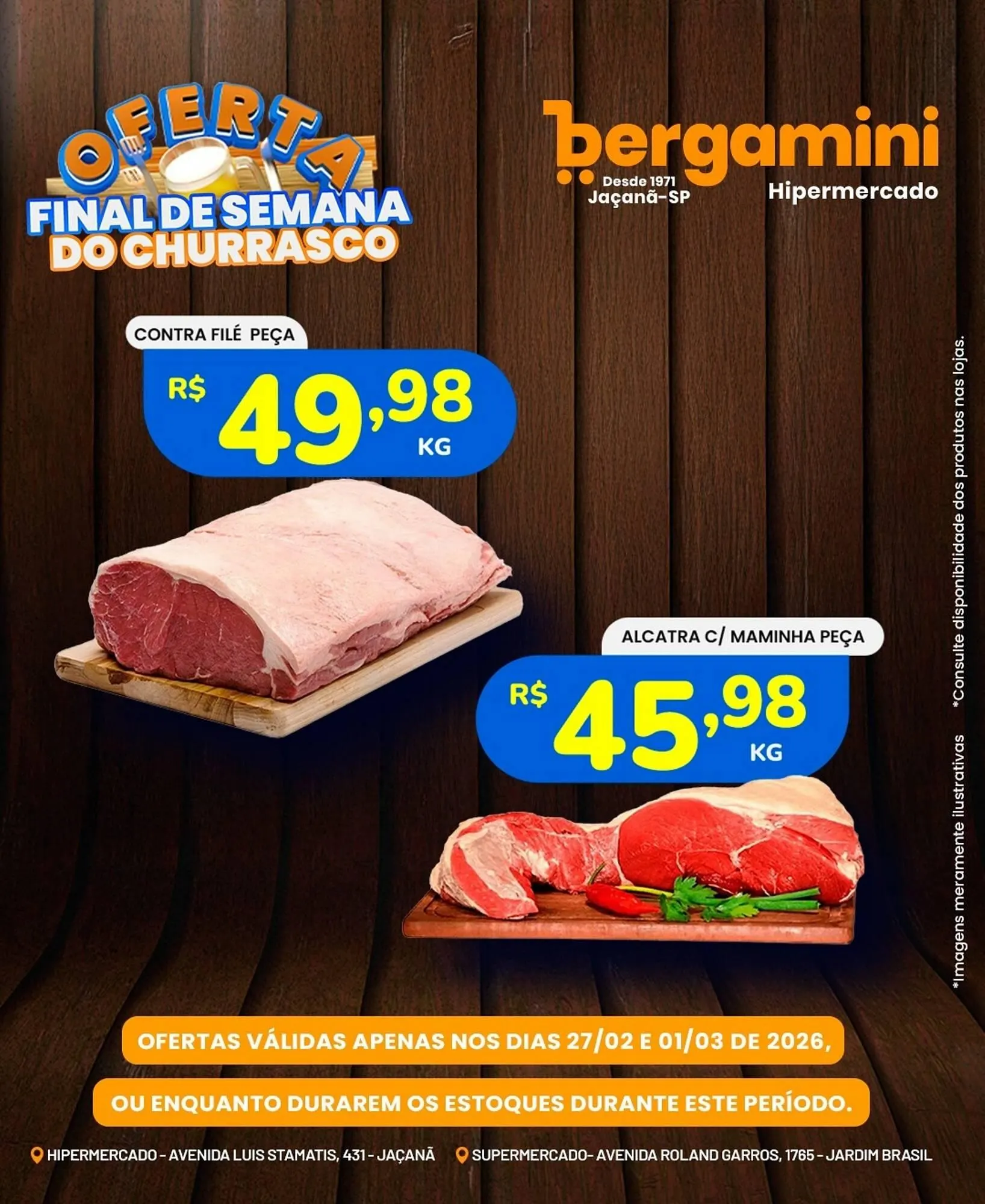 Encarte de Catálogo Supermercado Bergamini 27 de fevereiro até 1 de março 2026 - Pagina 1