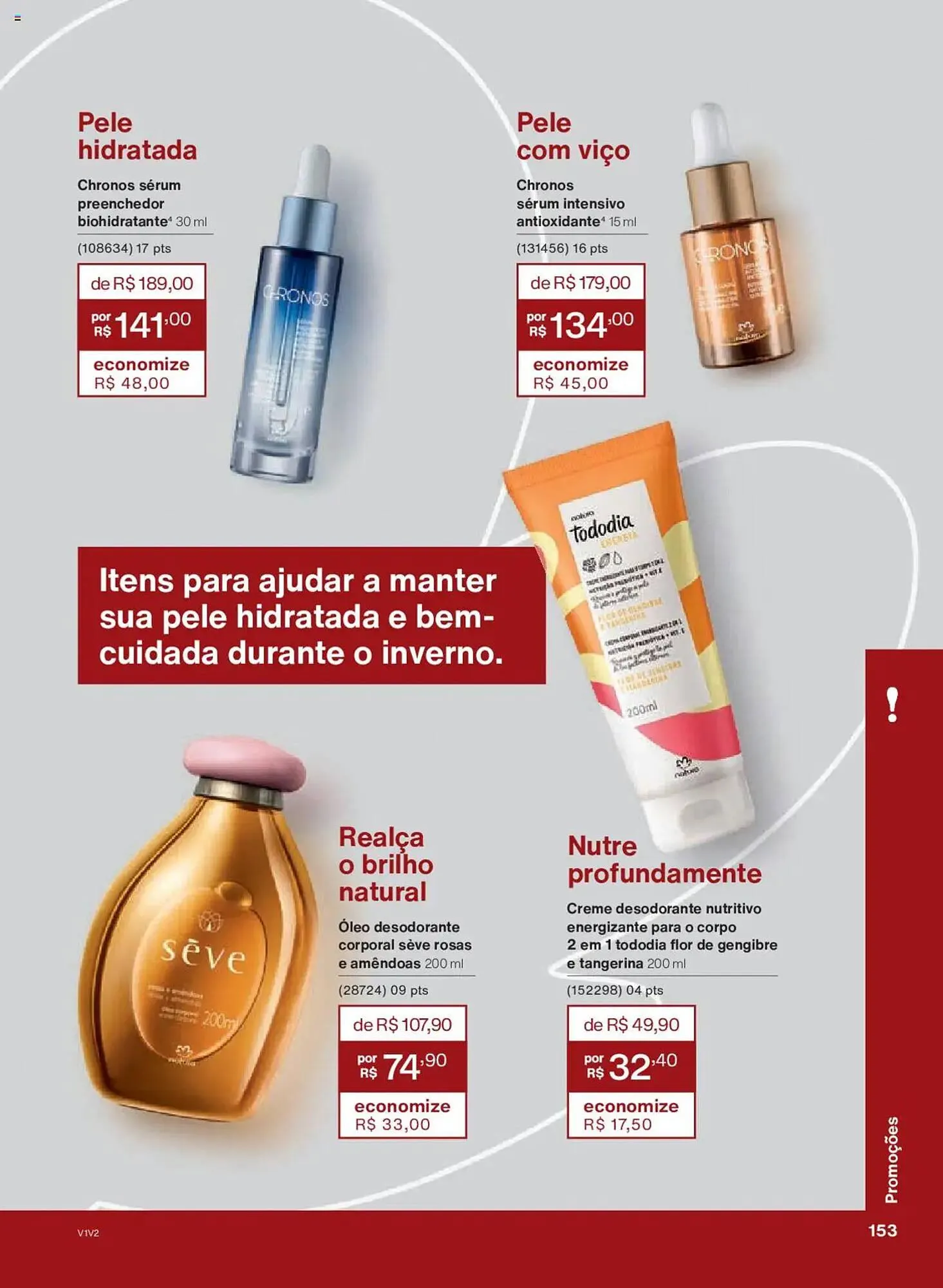 Encarte de Catálogo Natura 7 de abril até 28 de abril 2025 - Pagina 153