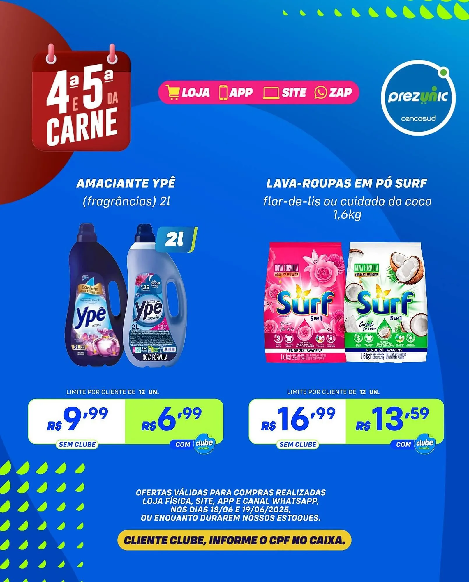Encarte de Catálogo Prezunic 18 de junho até 19 de junho 2025 - Pagina 5