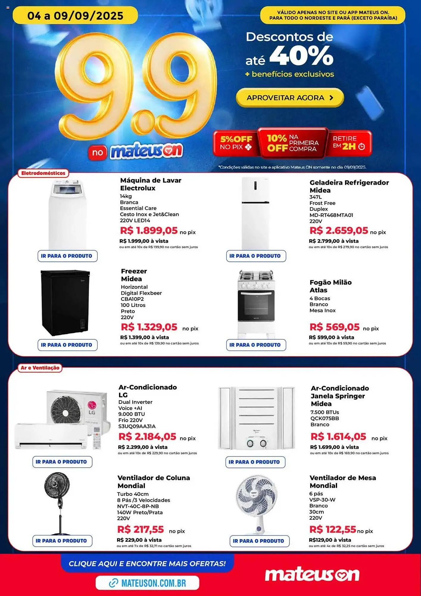 Encarte de Catálogo Supermercados Mateus 4 de setembro até 9 de setembro 2025 - Pagina 2