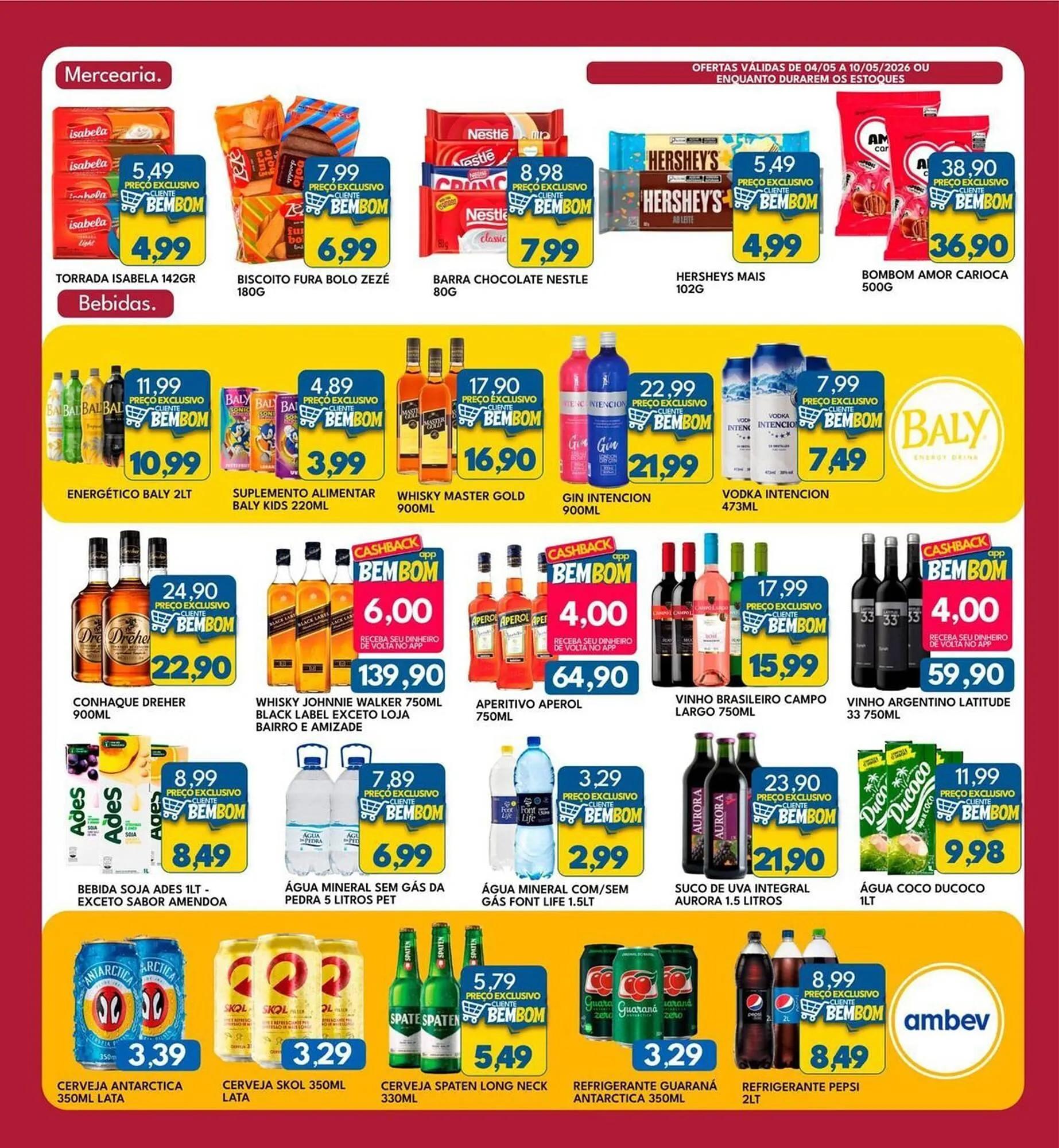 Encarte de Catálogo Rancho Bom Supermercados 4 de maio até 10 de maio 2026 - Pagina 3