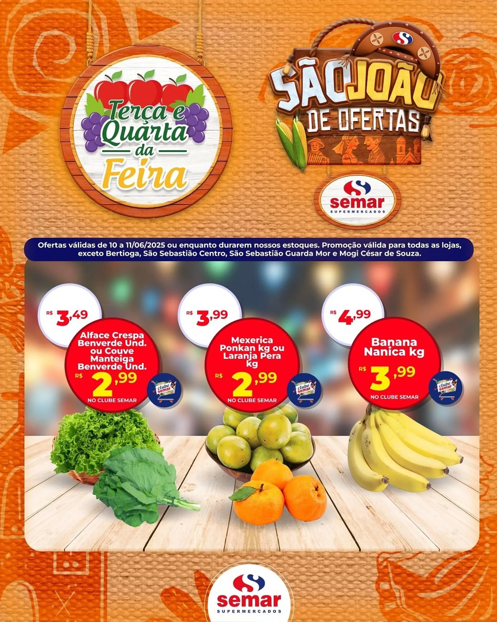 Encarte de Catálogo Semar Supermercado 9 de junho até 11 de junho 2025 - Pagina 3