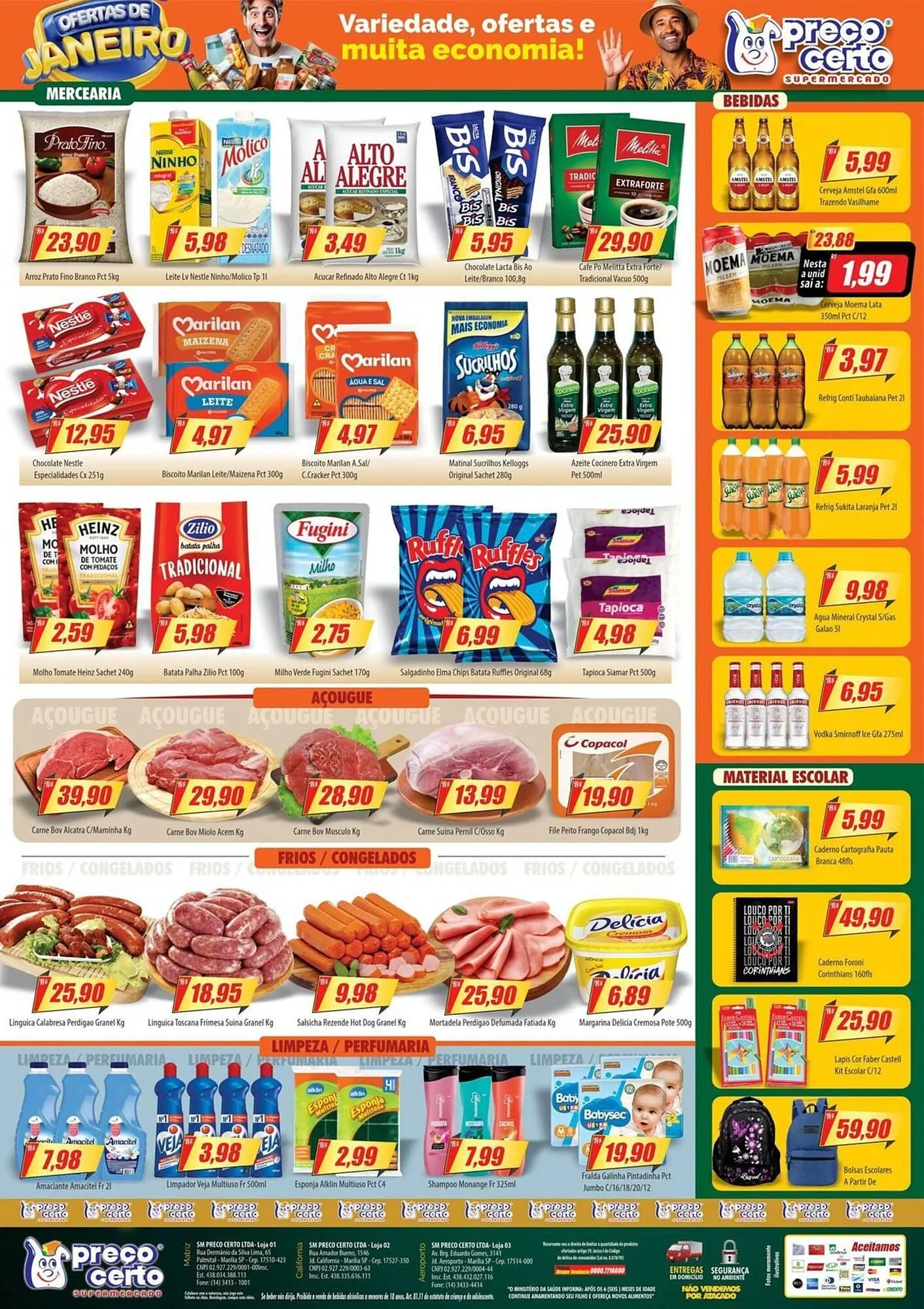 Encarte de Catálogo Preço Certo 16 de janeiro até 19 de janeiro 2026 - Pagina 2