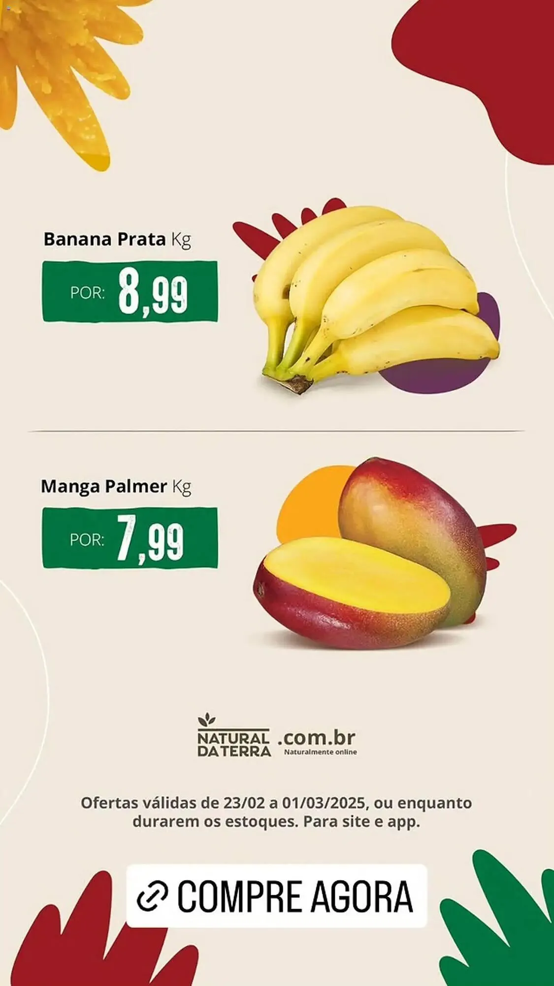 Encarte de Catálogo Natural da Terra 23 de fevereiro até 1 de março 2026 - Pagina 1