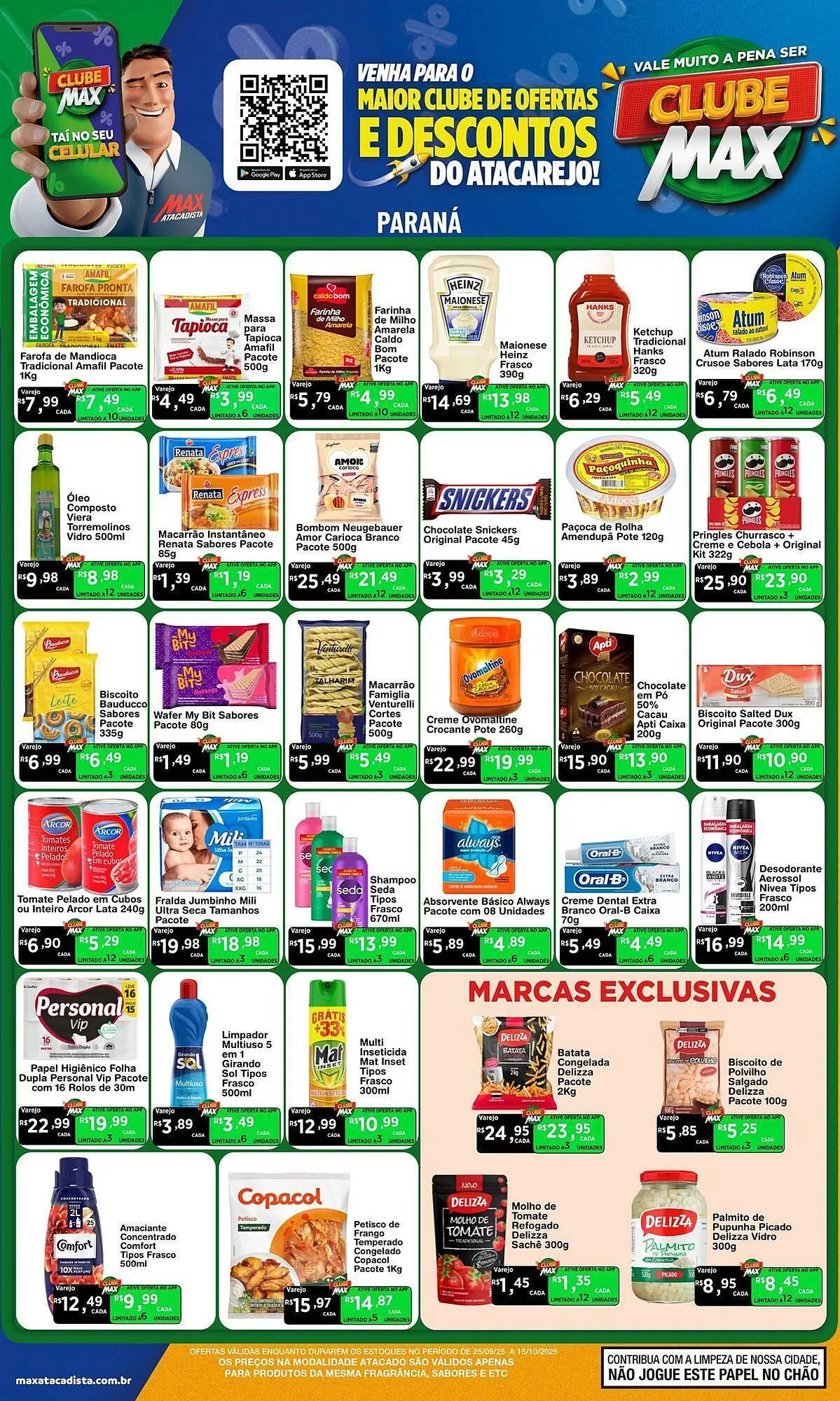 Encarte de Encarte Max Atacadista 26 de setembro até 15 de outubro 2025 - Pagina 1