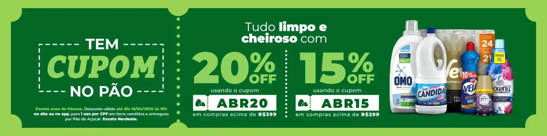 Encarte de Tem Cupom No Pão 10 de abril até 24 de abril 2025 - Pagina 5