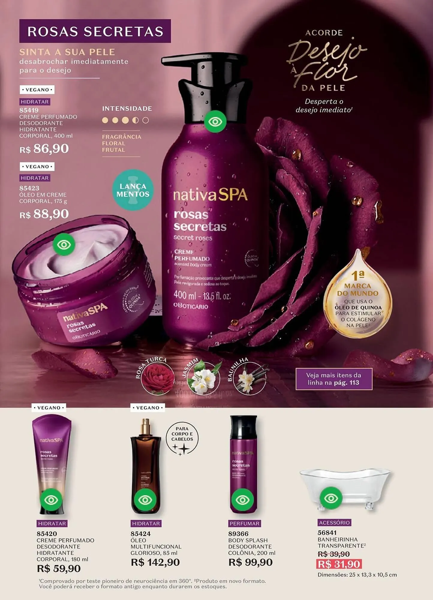 Encarte de Catálogo O Boticário 13 de abril até 10 de maio 2026 - Pagina 112
