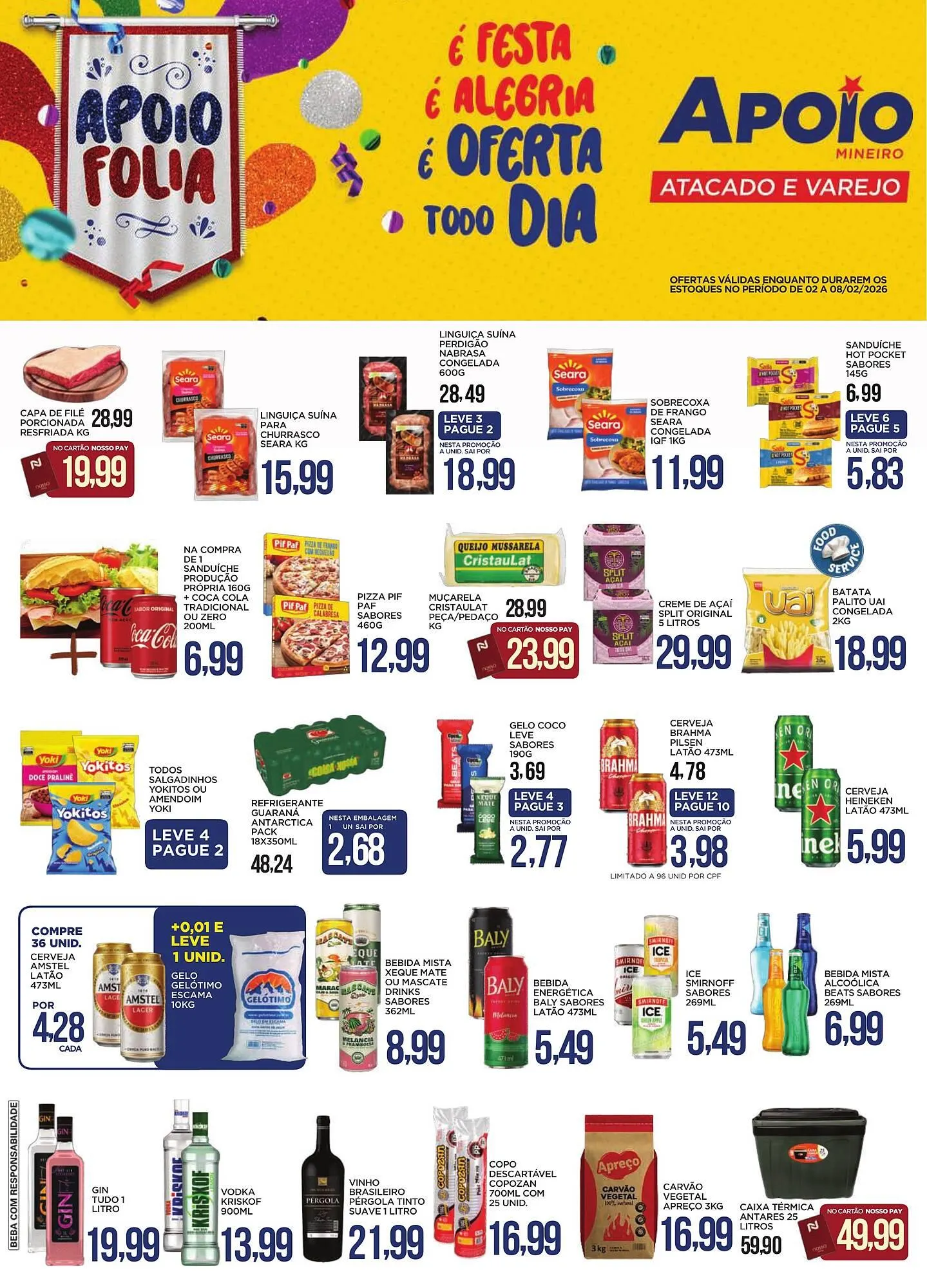 Encarte de Folheto Apoio Mineiro 2 de fevereiro até 8 de fevereiro 2026 - Pagina 1